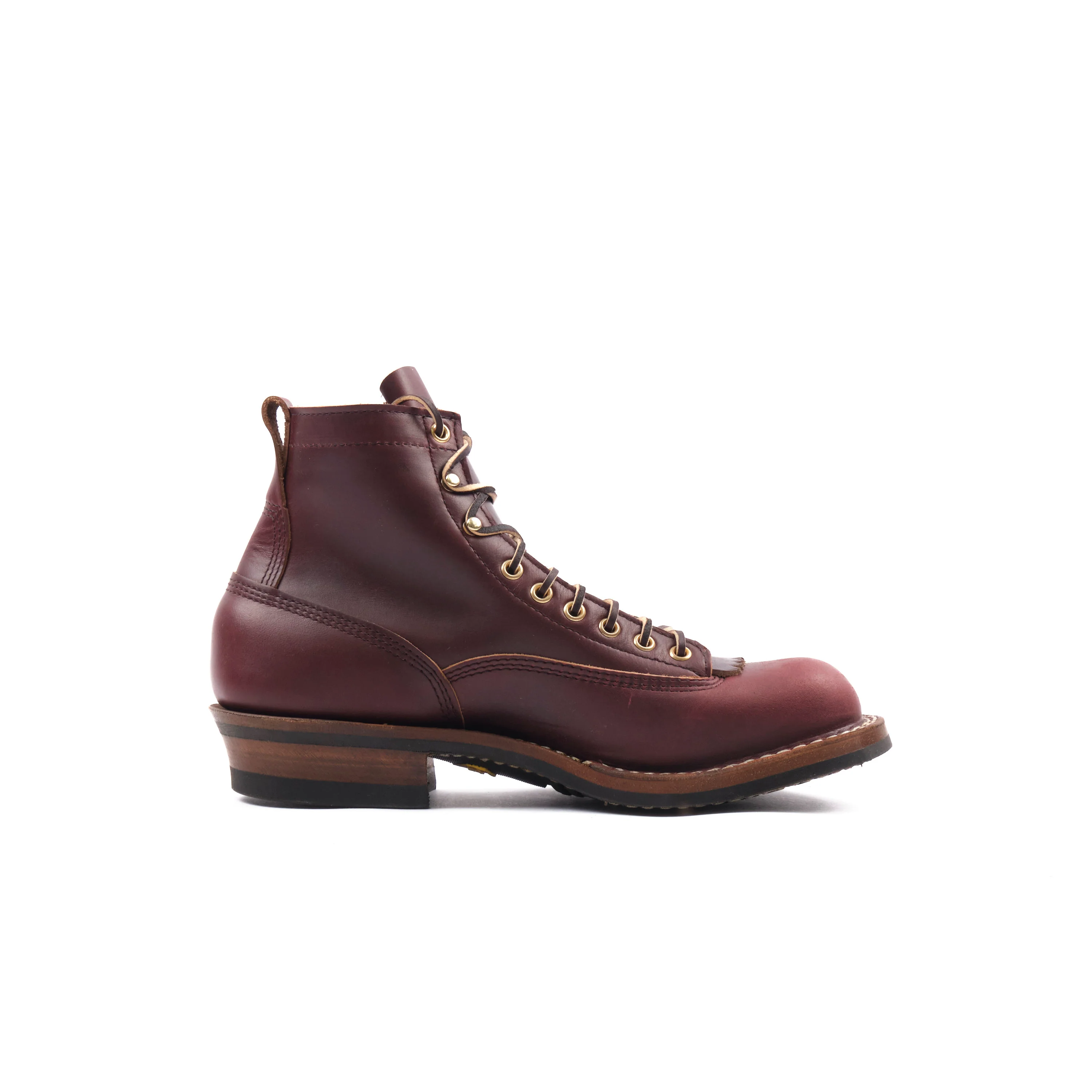 FREENOTE CLOTH X WHITE'S BOOTS - 9338 LAST CUTTER BOOT - SEIDEL DOUBLE SHOT BURGUNDY - Image 7