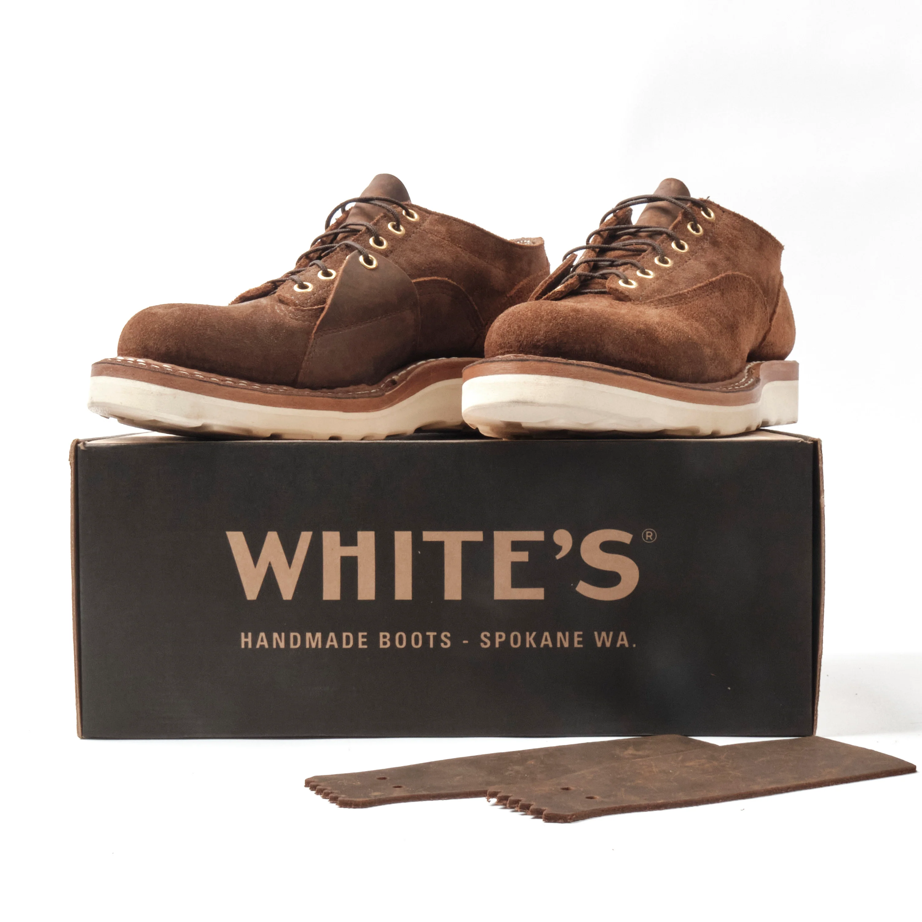 FREENOTE CLOTH X WHITE'S BOOTS - OXFORD LTT - DISTRESSED ROUGHOUT - Image 3