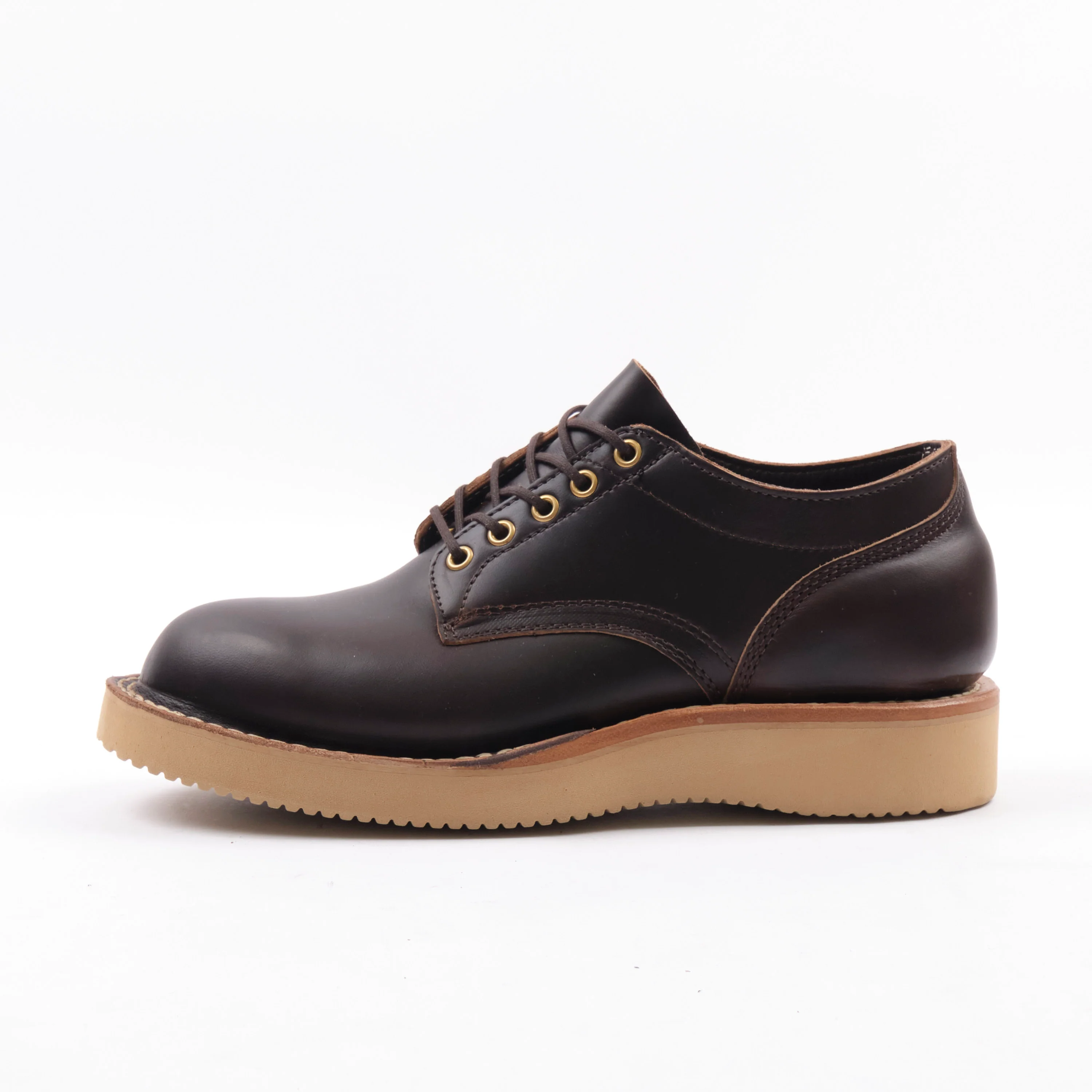 FREENOTE CLOTH X WHITE'S BOOTS - RAINIER OXFORD - HORWEEN BROWN HORSEHIDE - Image 3