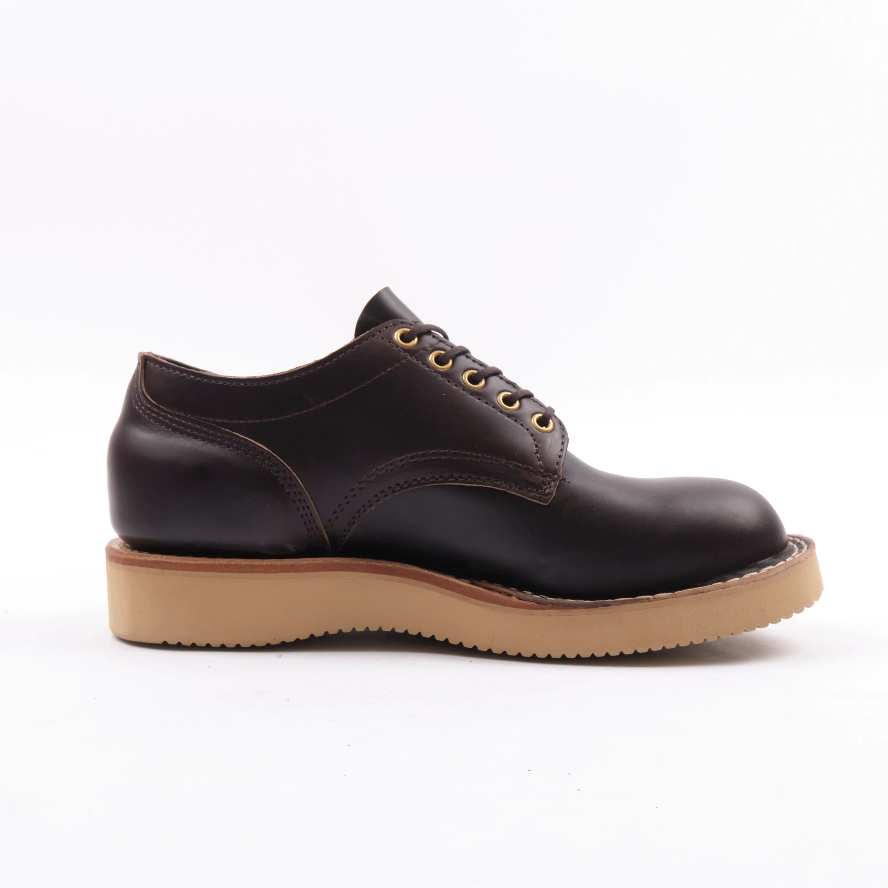 FREENOTE CLOTH X WHITE'S BOOTS - RAINIER OXFORD - HORWEEN BROWN HORSEHIDE - Image 5