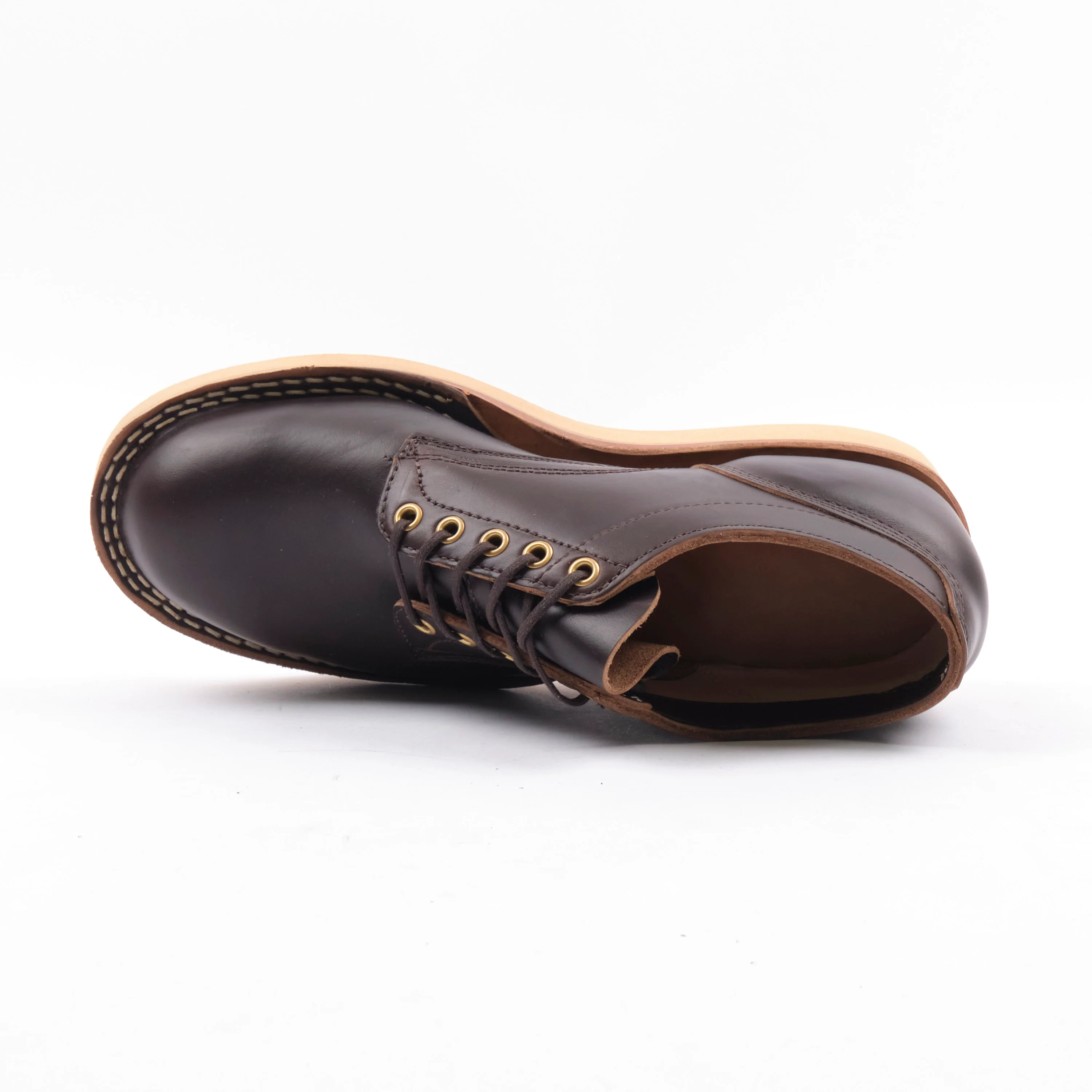 FREENOTE CLOTH X WHITE'S BOOTS - RAINIER OXFORD - HORWEEN BROWN HORSEHIDE - Image 7