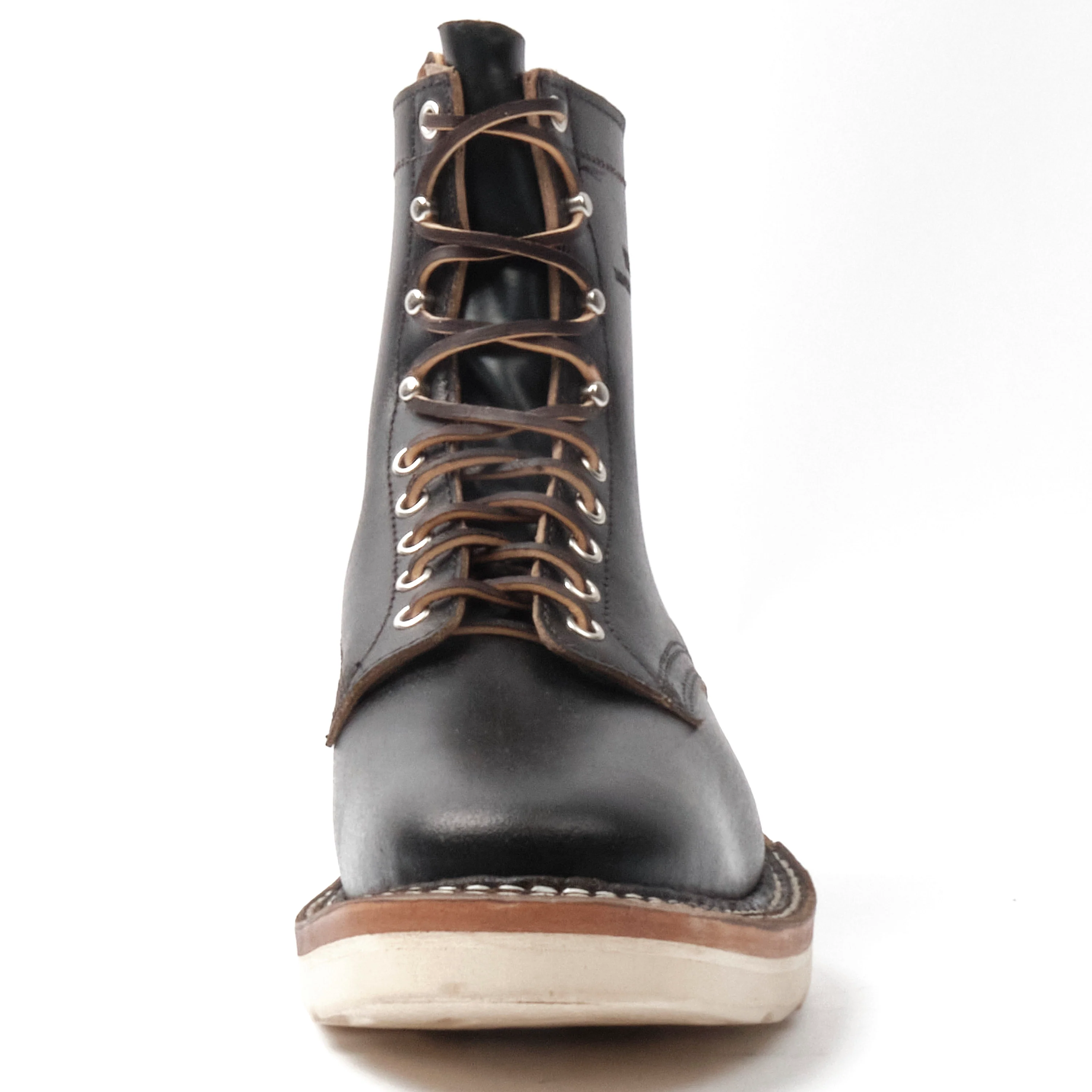FREENOTE CLOTH X WHITE'S BOOTS - RANCHER 8" - BLACK WAXED FLESH - Image 5
