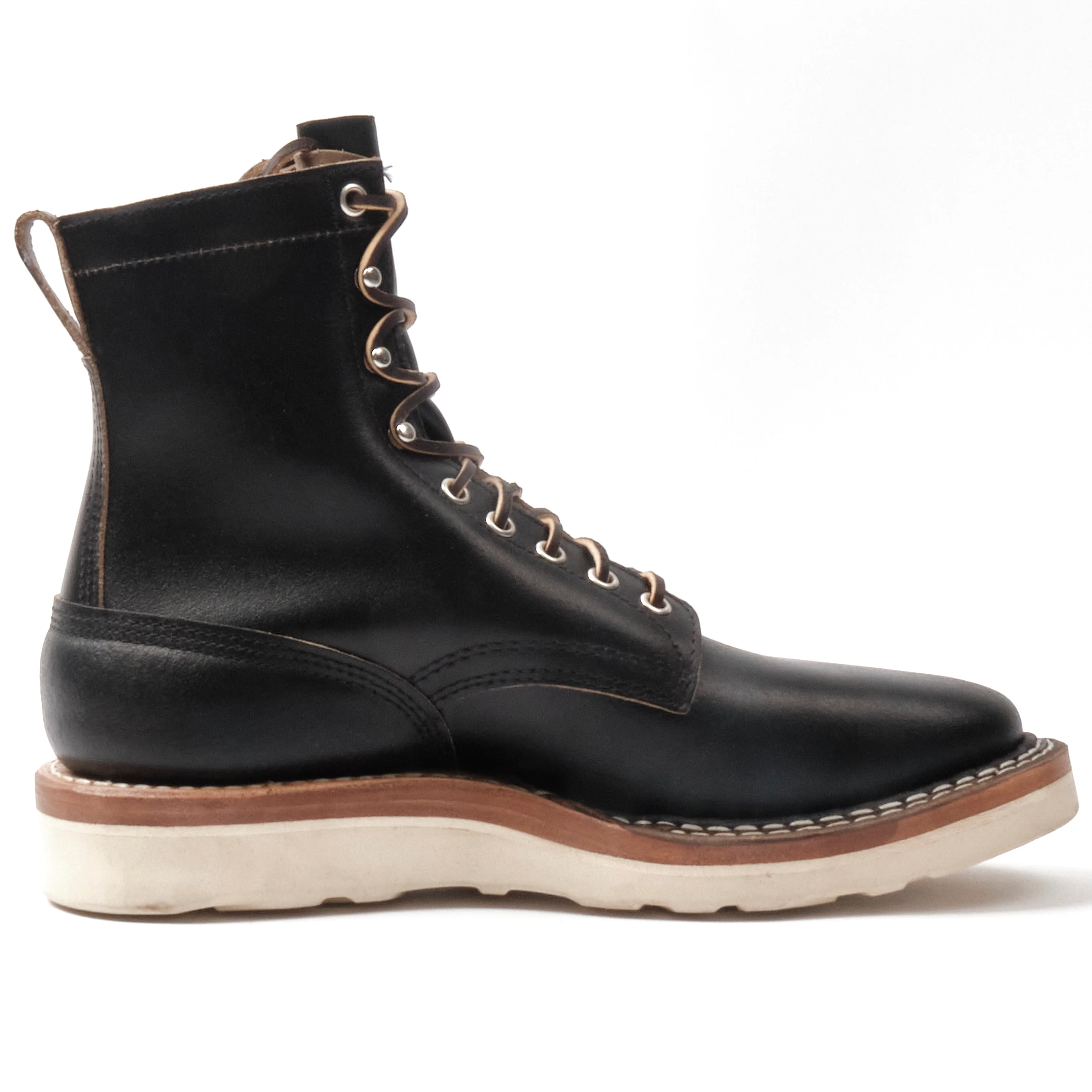 FREENOTE CLOTH X WHITE'S BOOTS - RANCHER 8" - BLACK WAXED FLESH - Image 6
