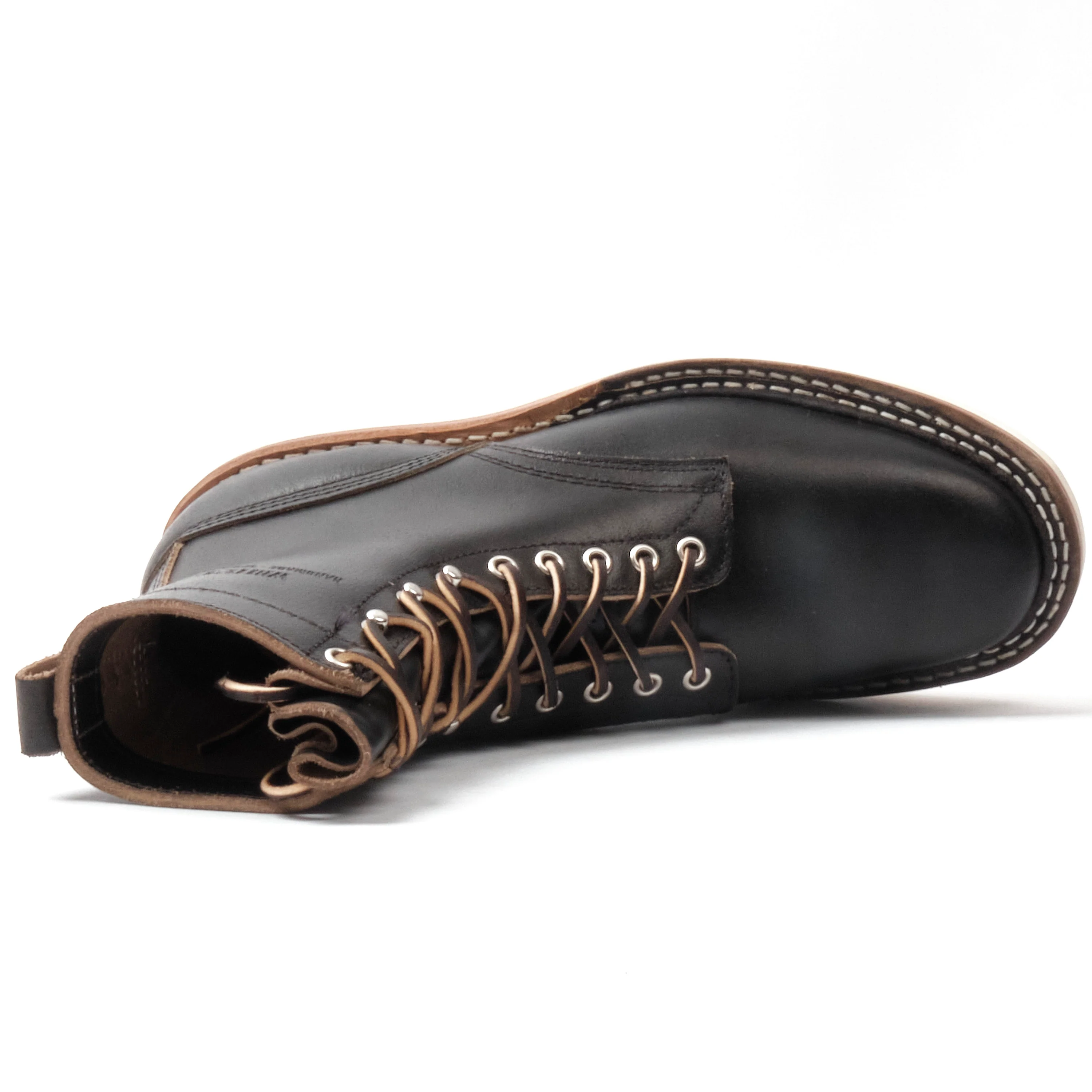 FREENOTE CLOTH X WHITE'S BOOTS - RANCHER 8" - BLACK WAXED FLESH - Image 8