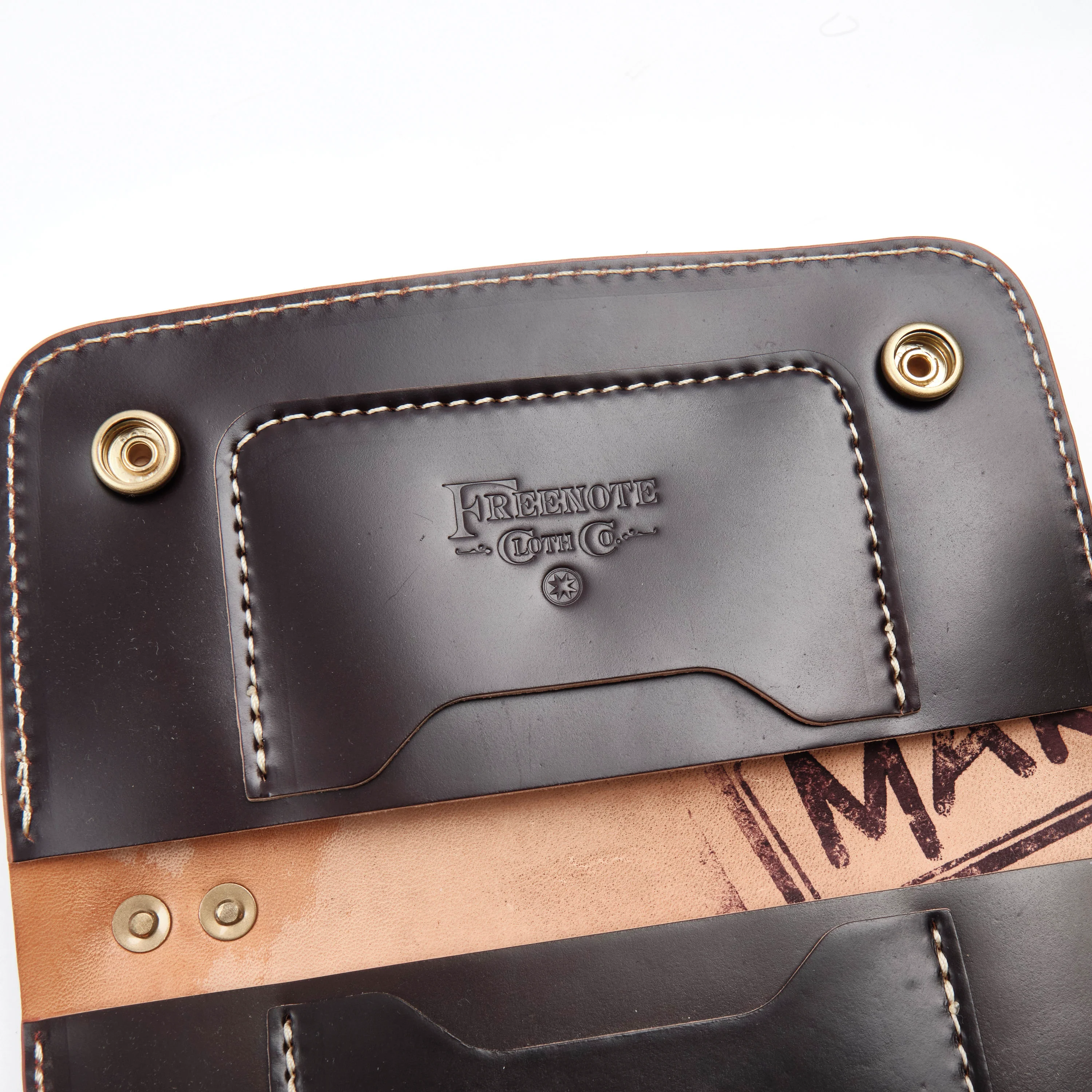 GOLDEN AGE SUPPLY CO. - MARYAM SHELL CORDOVAN BURGUNDY - TRUCKER WALLET - Image 3