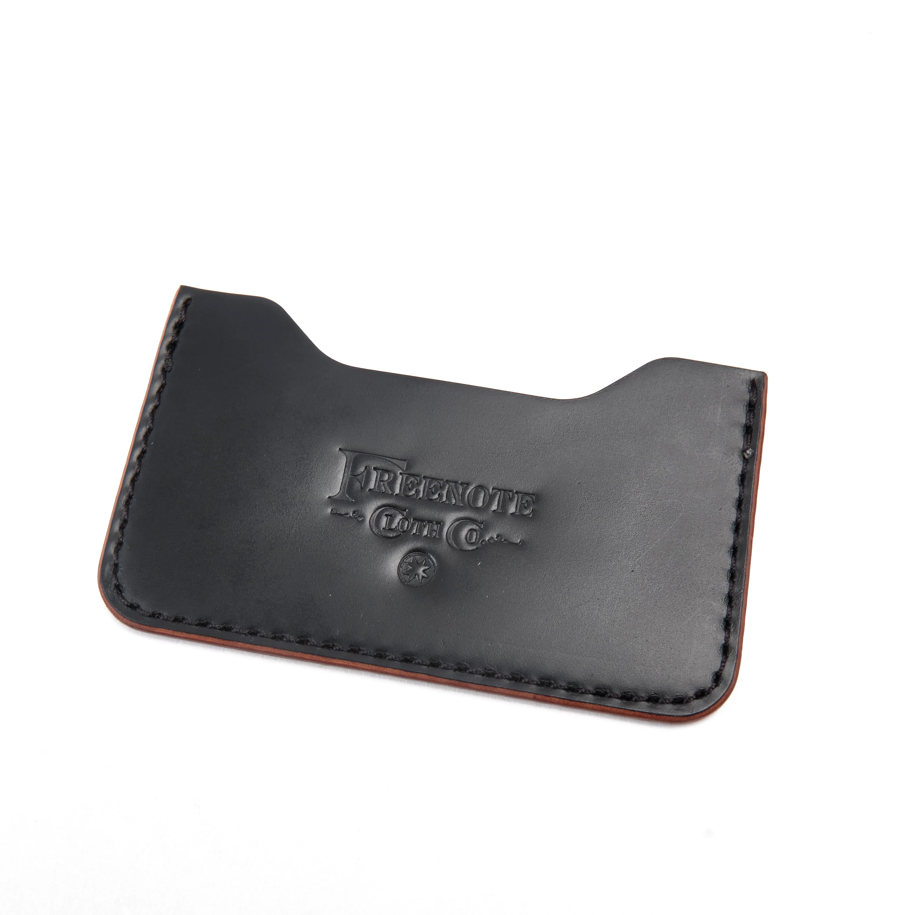 GOLDEN AGE SUPPLY CO. - MARYAM SHELL CORDOVAN NERO - MINIMALIST CARD WALLET - Image 2