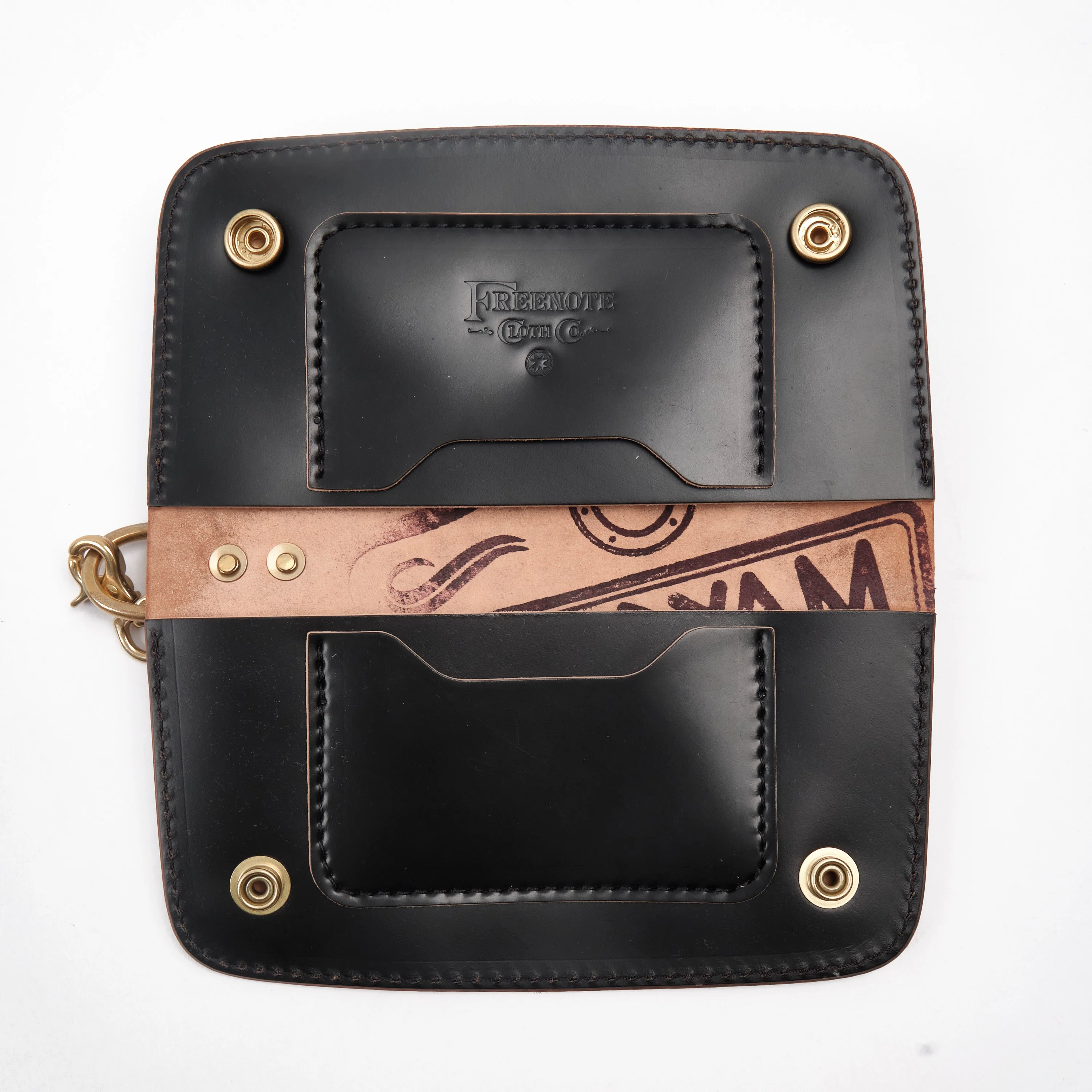 GOLDEN AGE SUPPLY CO. - MARYAM SHELL CORDOVAN NERO - TRUCKER WALLET - Image 2