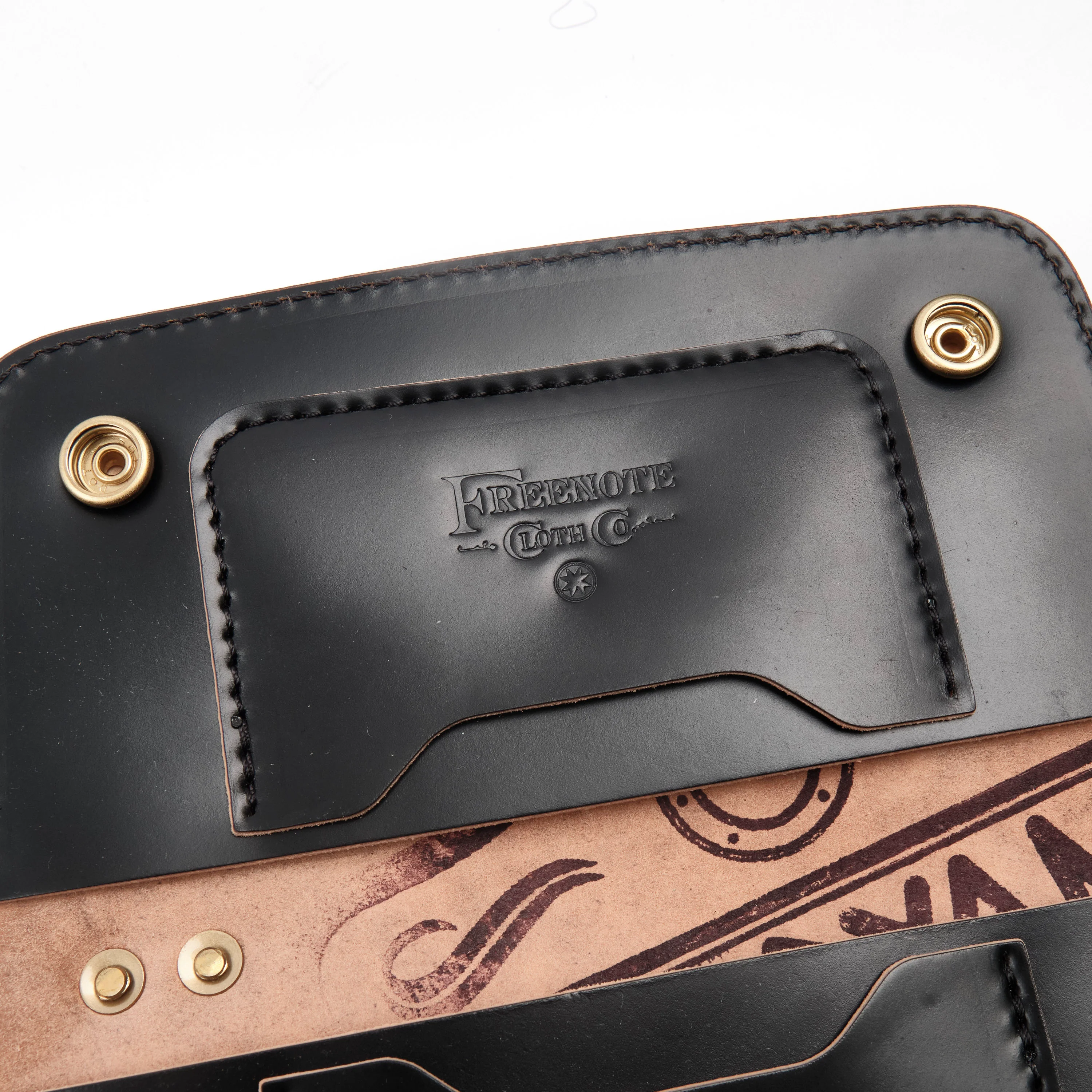 GOLDEN AGE SUPPLY CO. - MARYAM SHELL CORDOVAN NERO - TRUCKER WALLET - Image 3