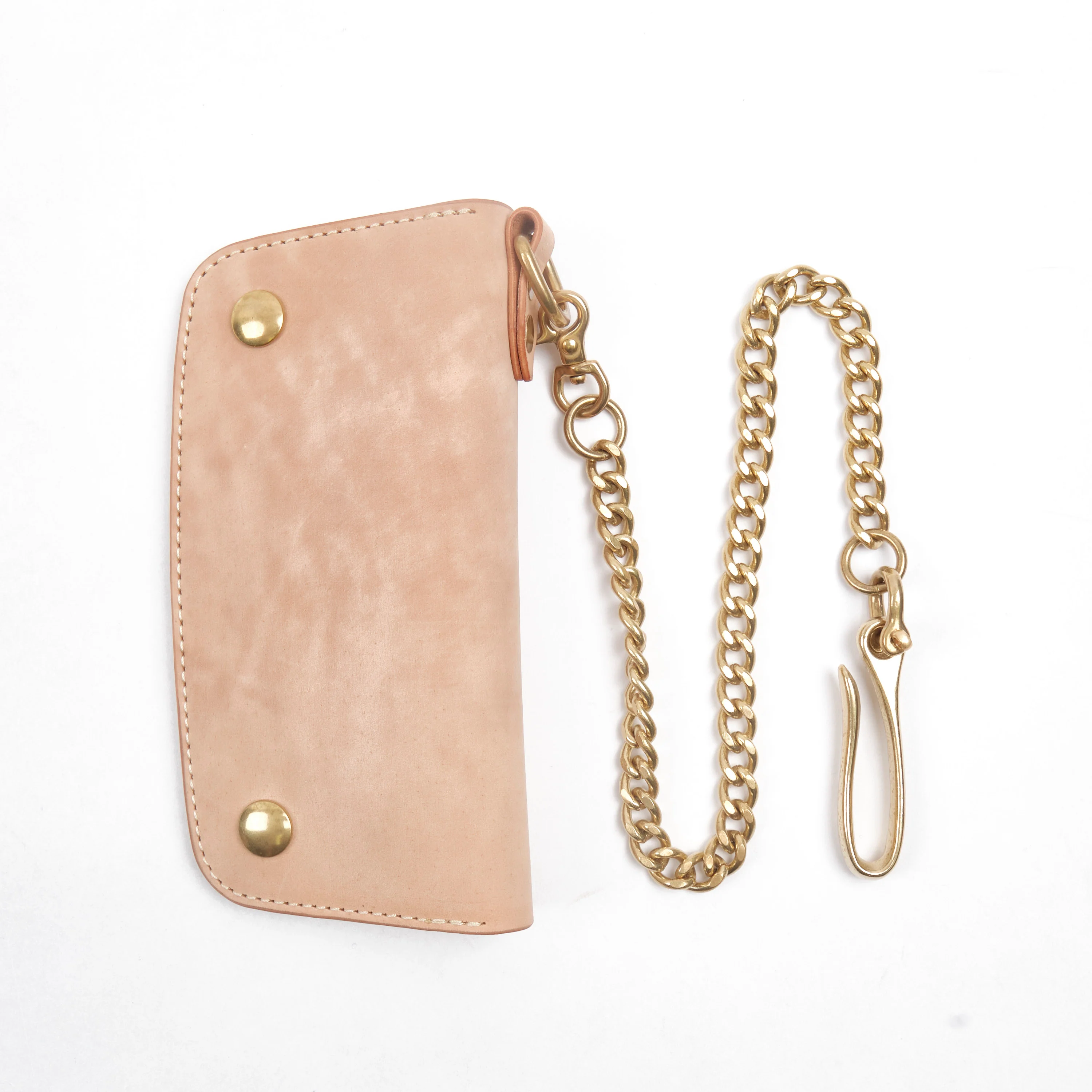 GOLDEN AGE SUPPLY CO. - MARYAM SHELL CORDOVAN UNGLAZED NATURAL - TRUCKER WALLET