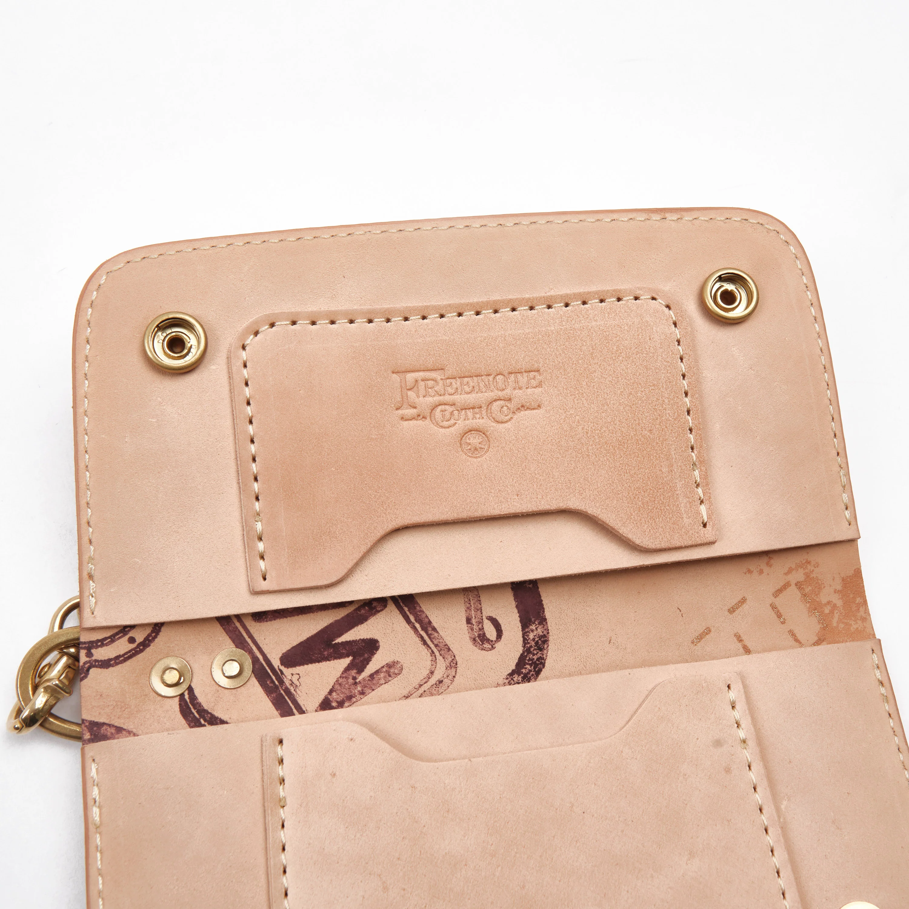 GOLDEN AGE SUPPLY CO. - MARYAM SHELL CORDOVAN UNGLAZED NATURAL - TRUCKER WALLET - Image 3