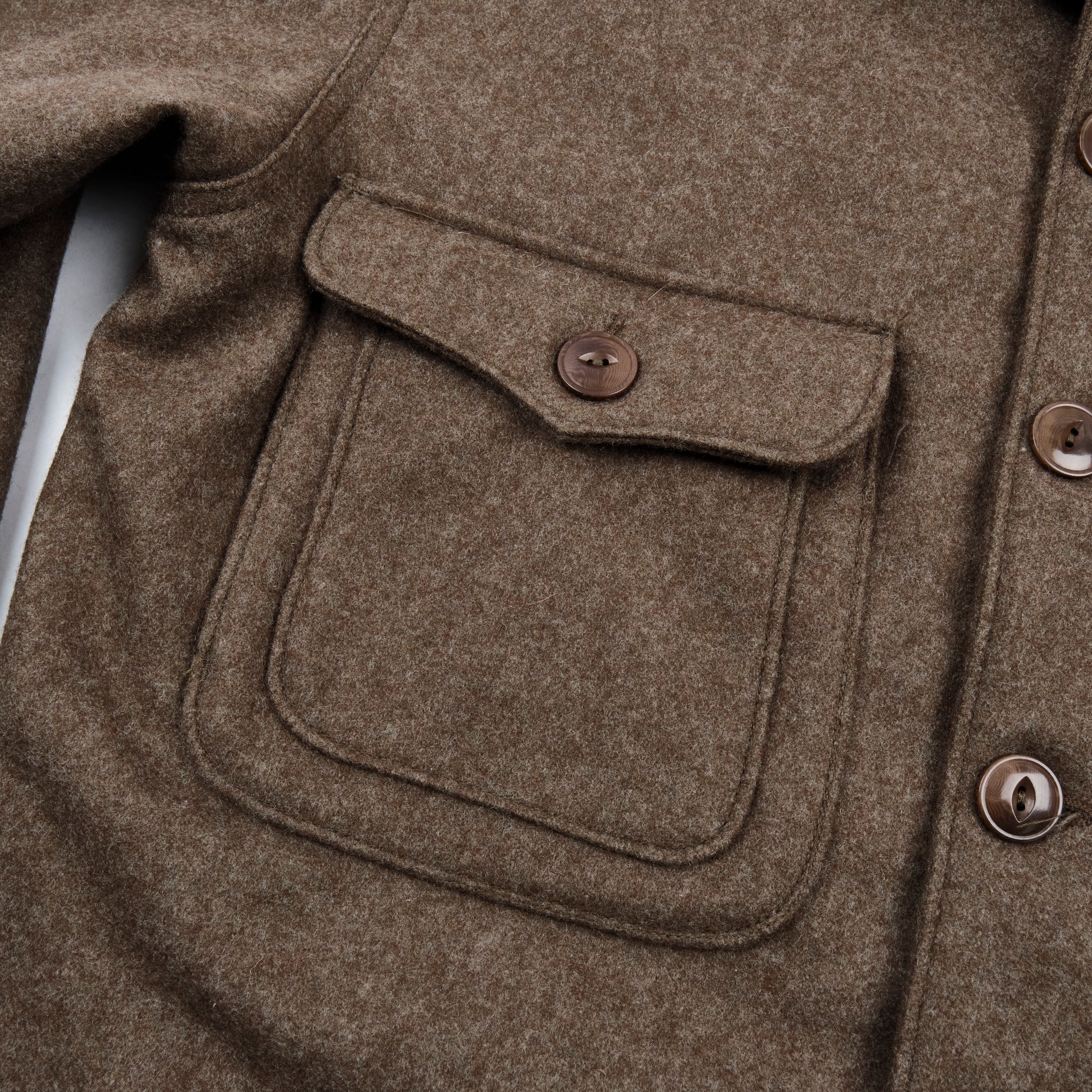 Grafton Jacket Brown Wool - Image 4