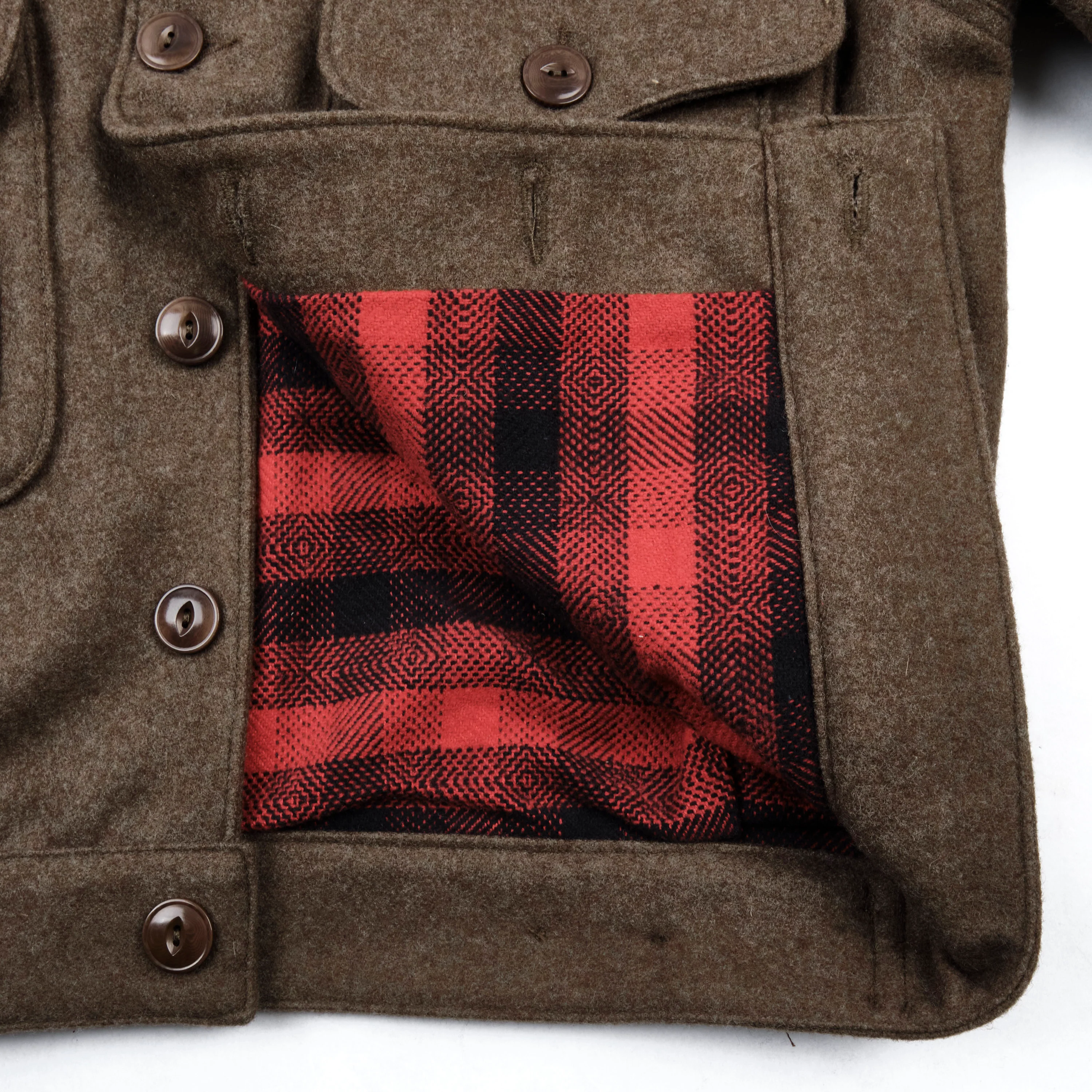 Grafton Jacket Brown Wool - Image 6