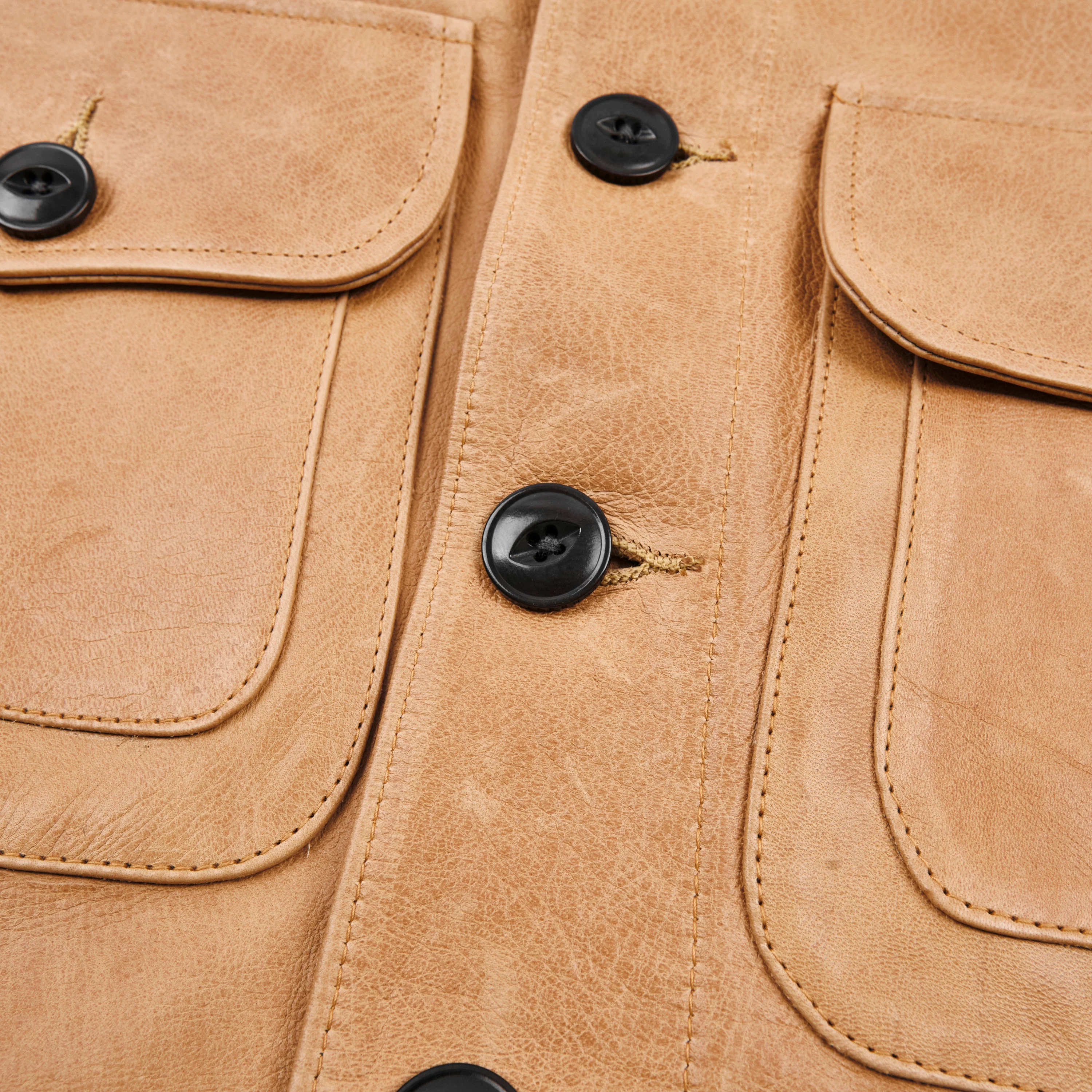 Grafton Jacket Tan Horsehide - Image 4