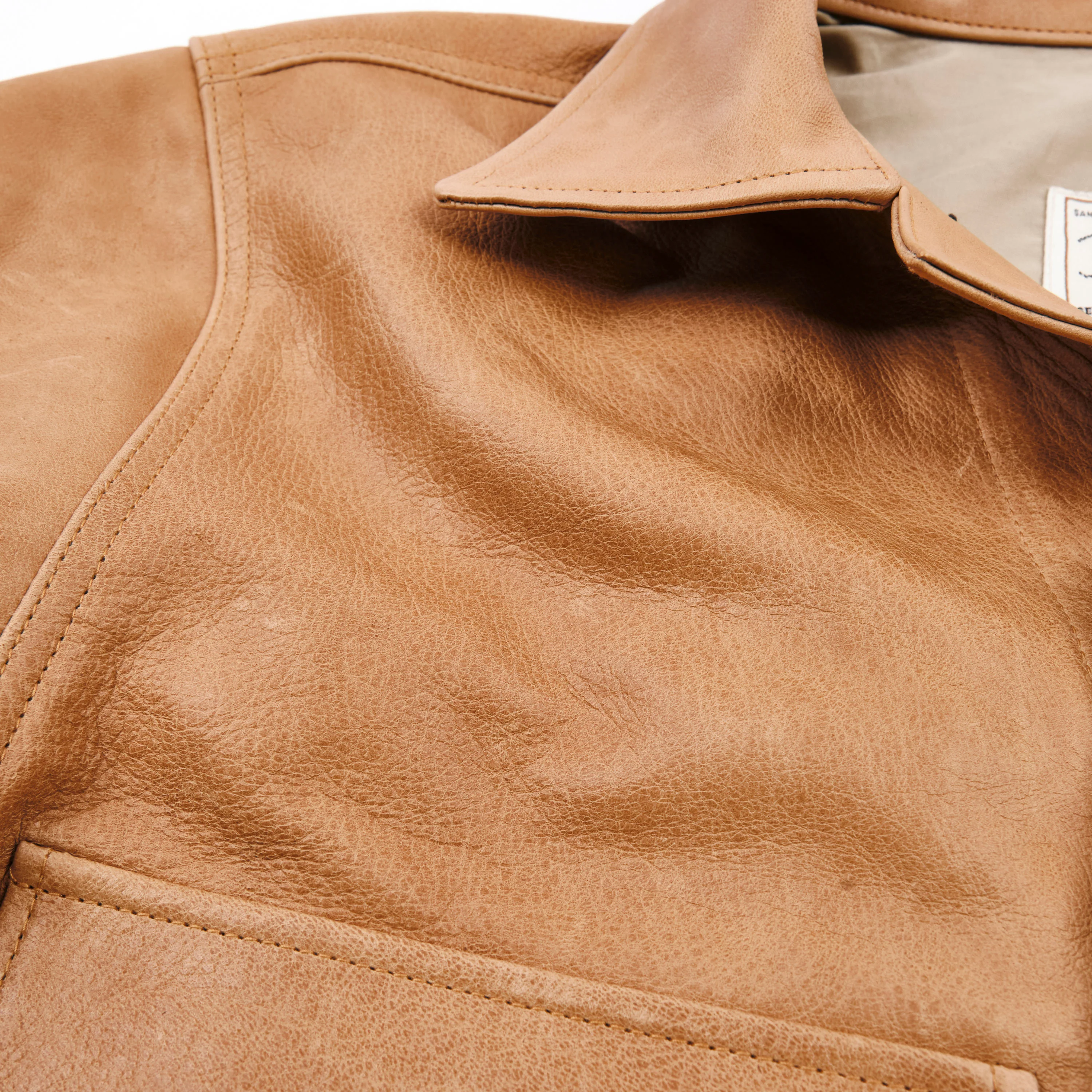 Grafton Jacket Tan Horsehide - Image 6