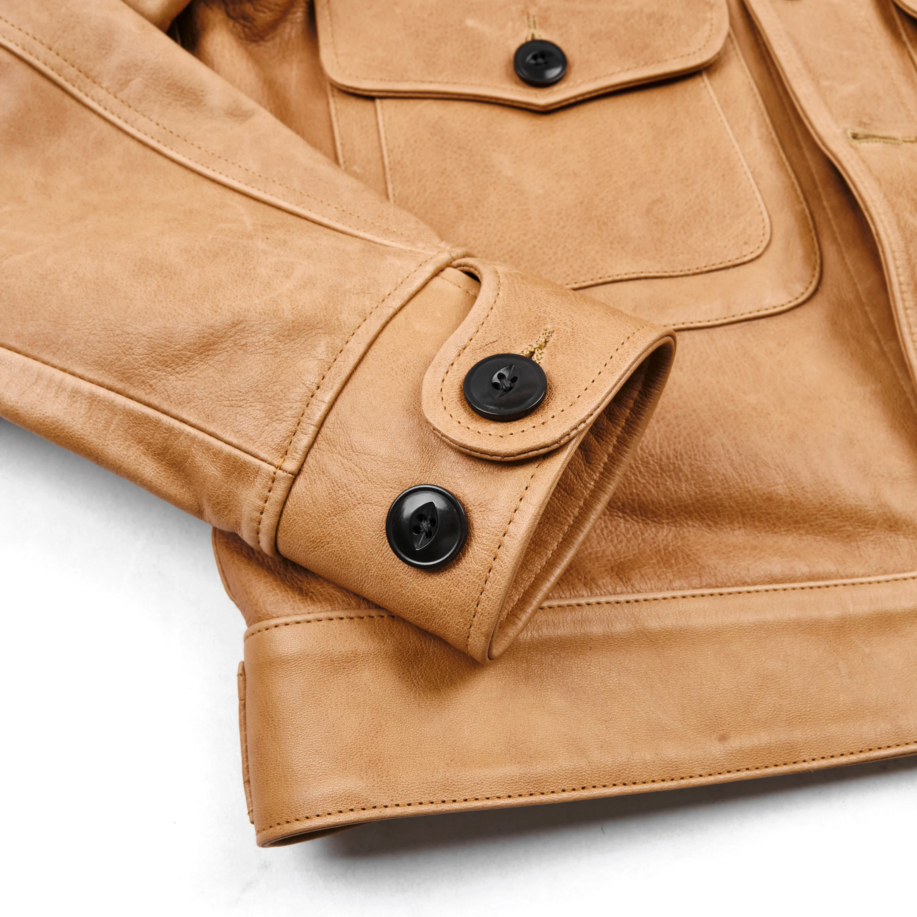 Grafton Jacket Tan Horsehide - Image 9