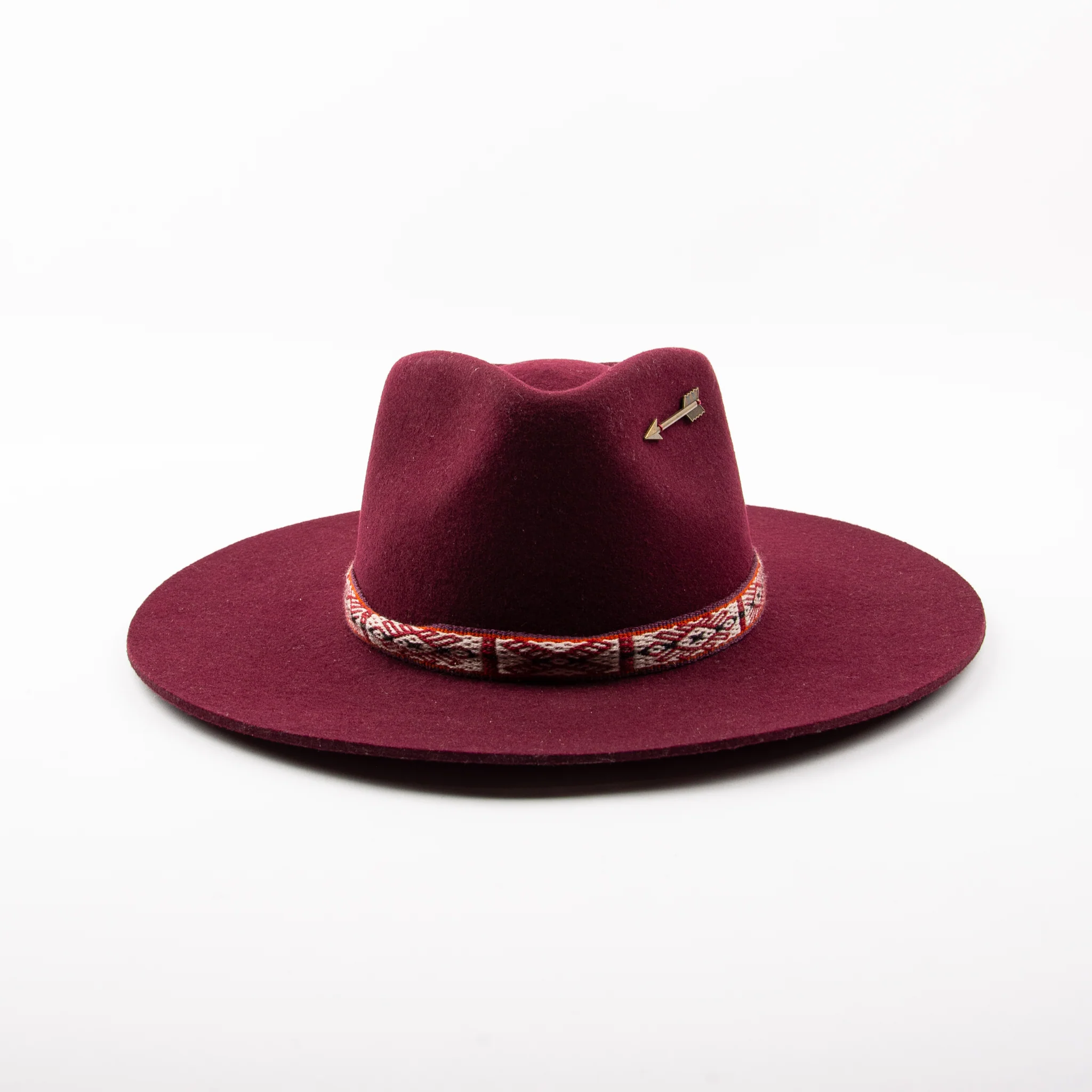 Hampui Teardop Hat <span> Maroon <span> - Image 3
