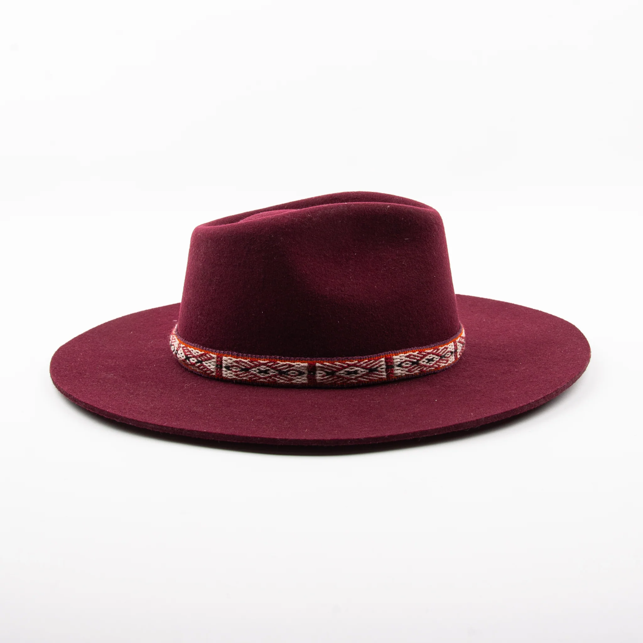Hampui Teardop Hat <span> Maroon <span> - Image 4
