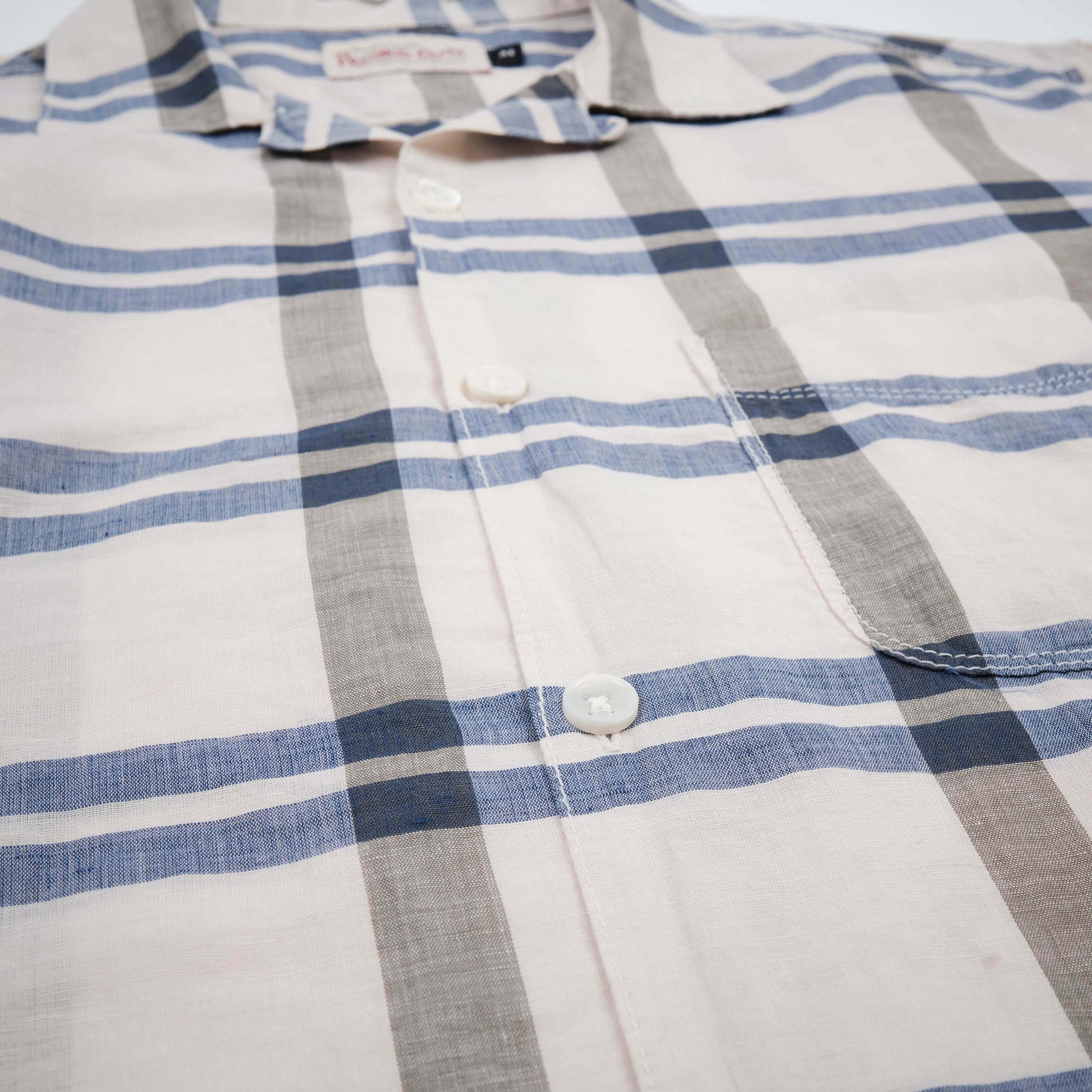 Hawaiian LS Chalk Plaid - Image 4