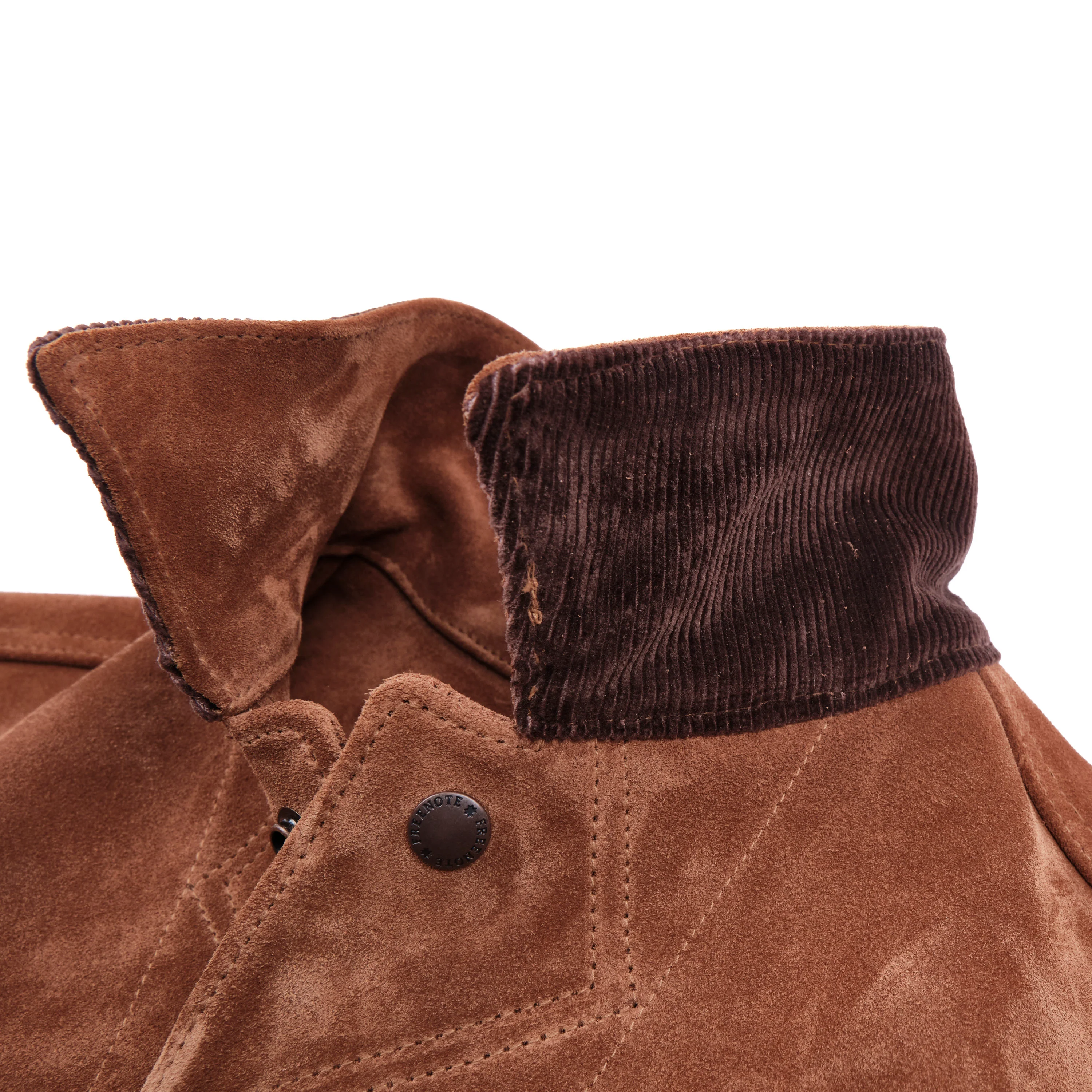 High Low 1.4mm Tobacco Suede Jacket - Image 12