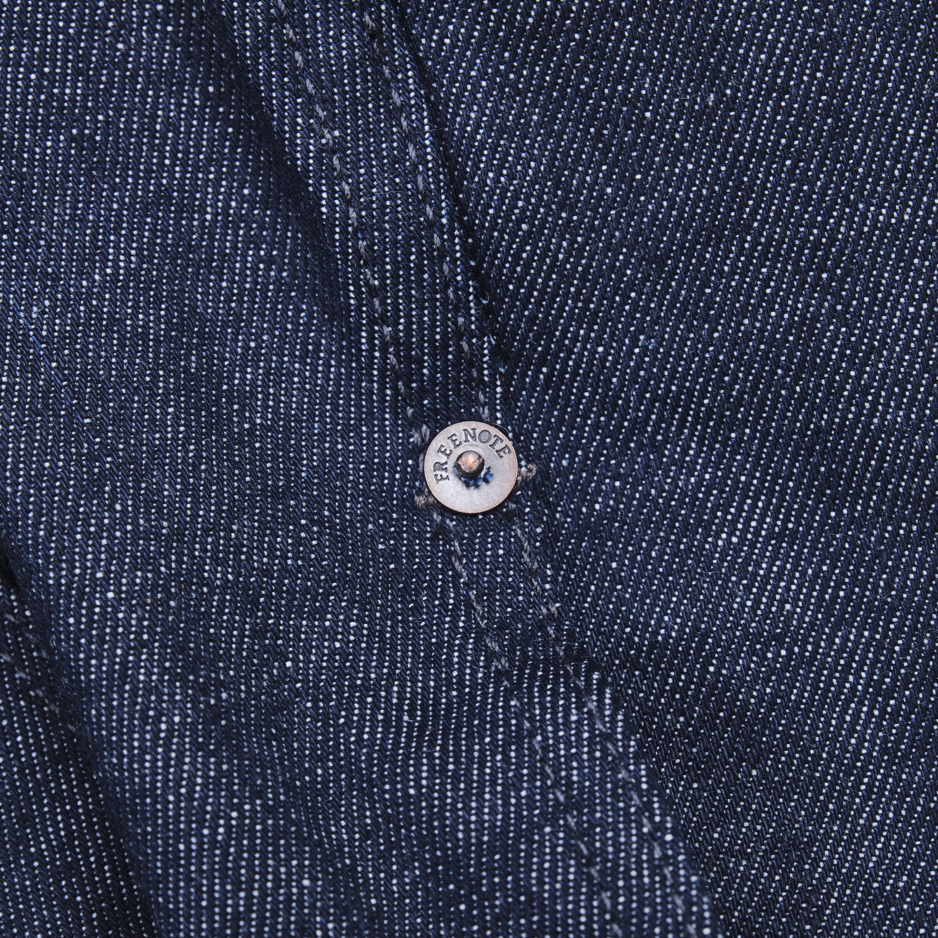 High Low 11 Ounce Memphis Blue Denim Jacket - Image 10