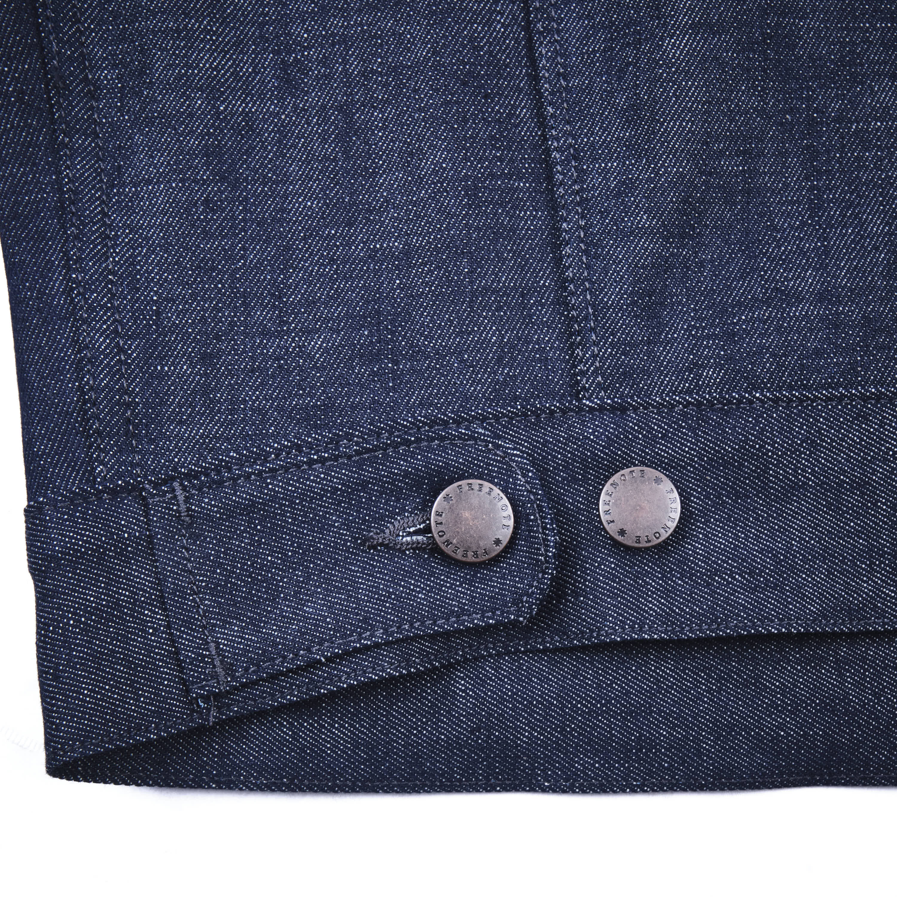 High Low 11 Ounce Memphis Blue Denim Jacket - Image 11