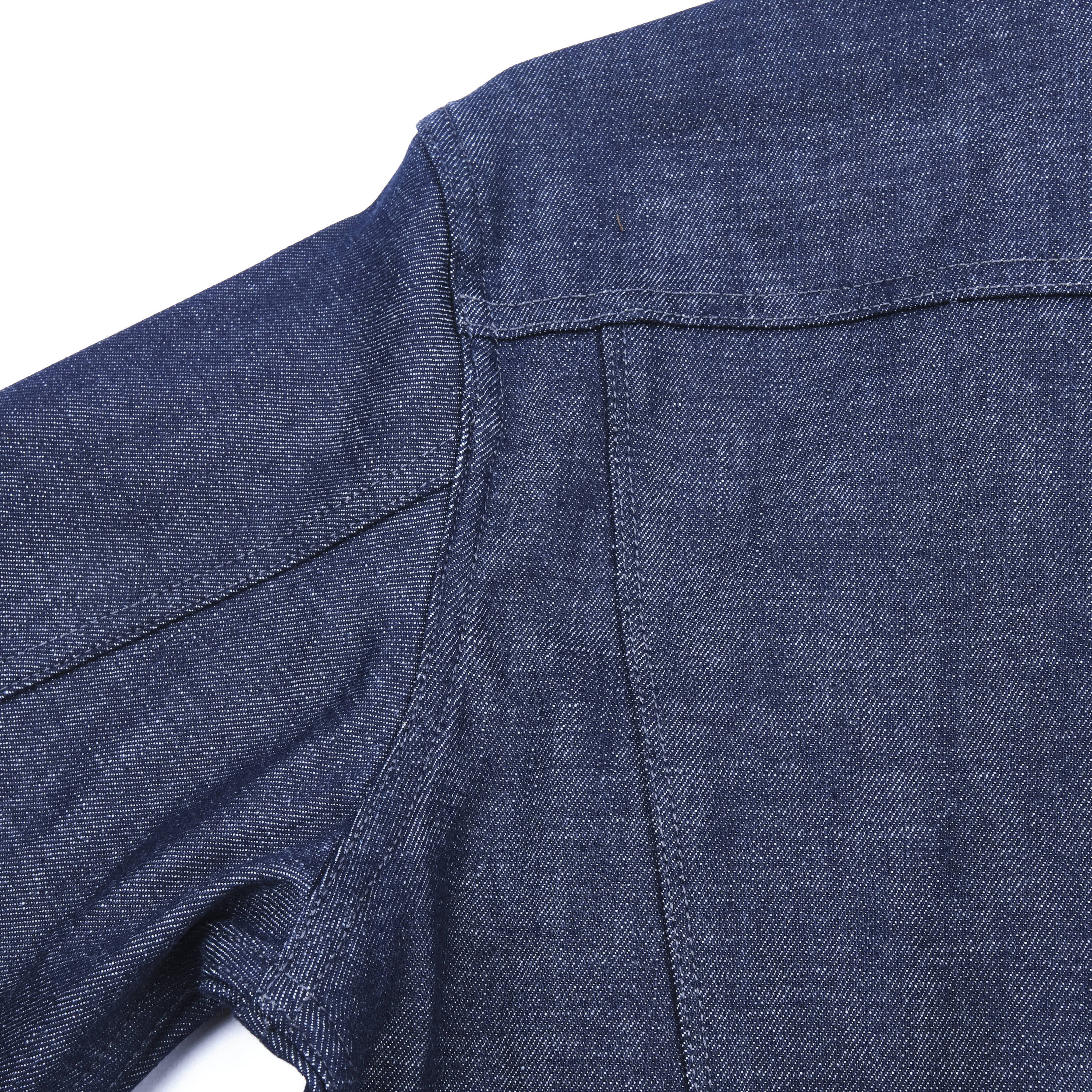 High Low 11 Ounce Memphis Blue Denim Jacket - Image 12
