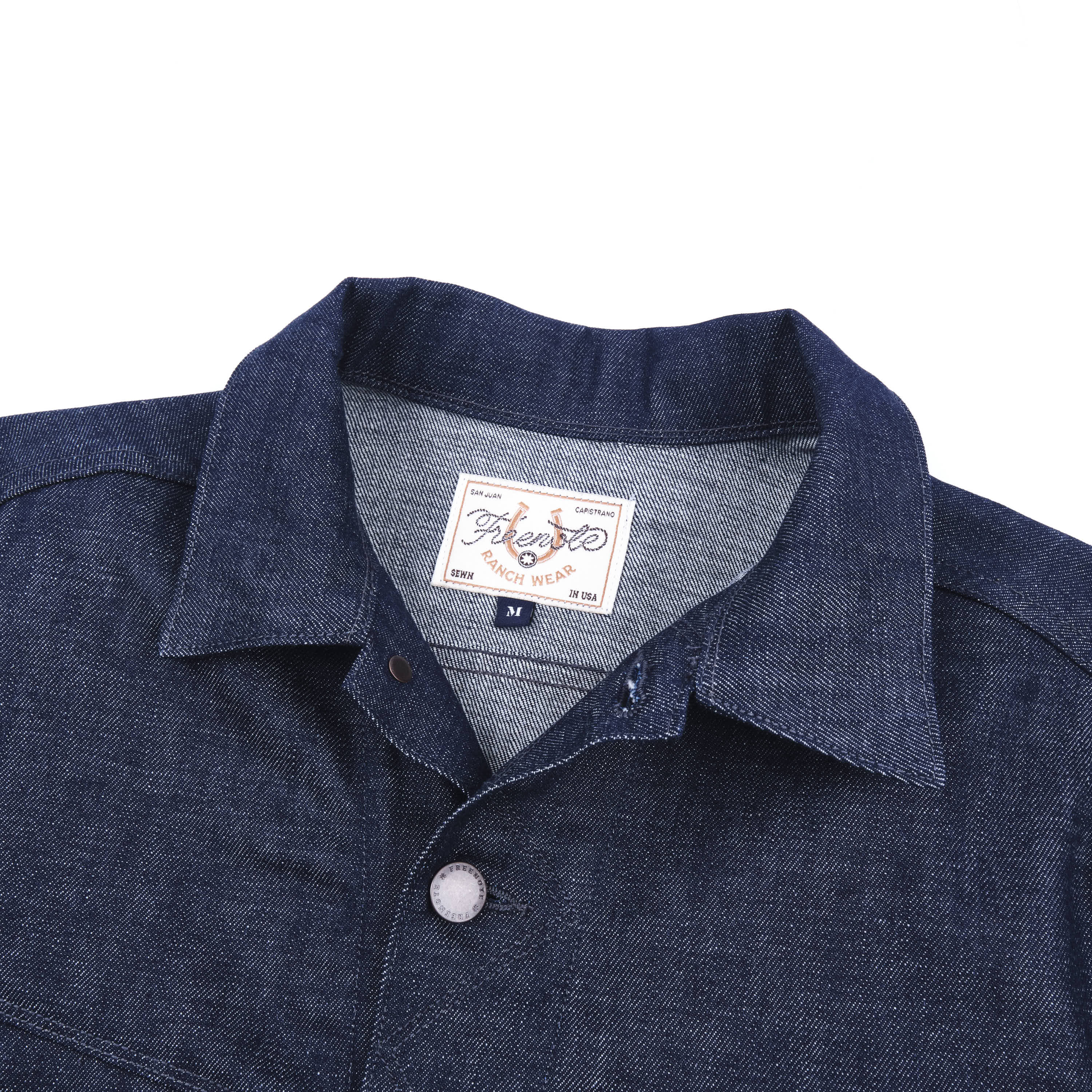 High Low 11 Ounce Memphis Blue Denim Jacket - Image 3