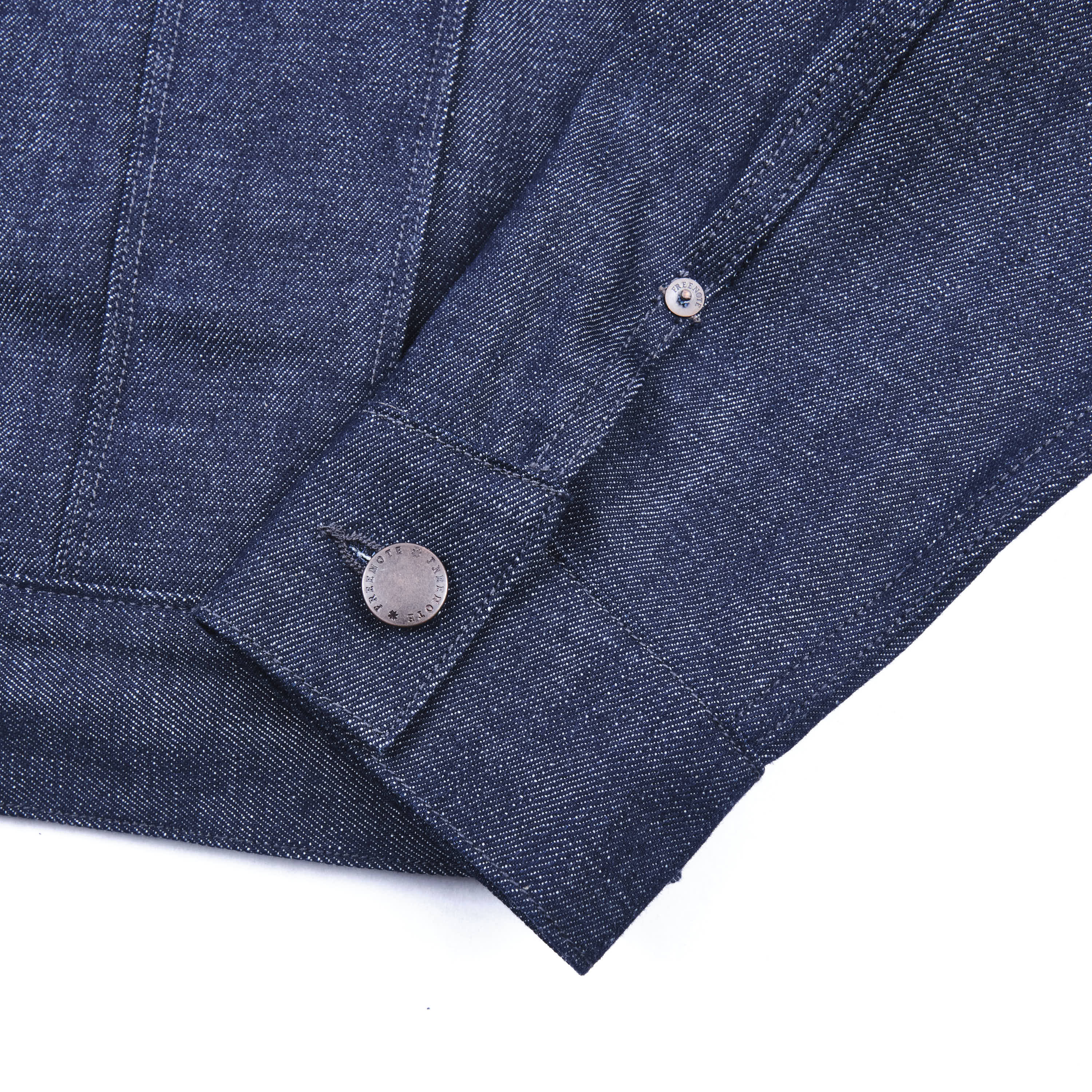 High Low 11 Ounce Memphis Blue Denim Jacket - Image 7