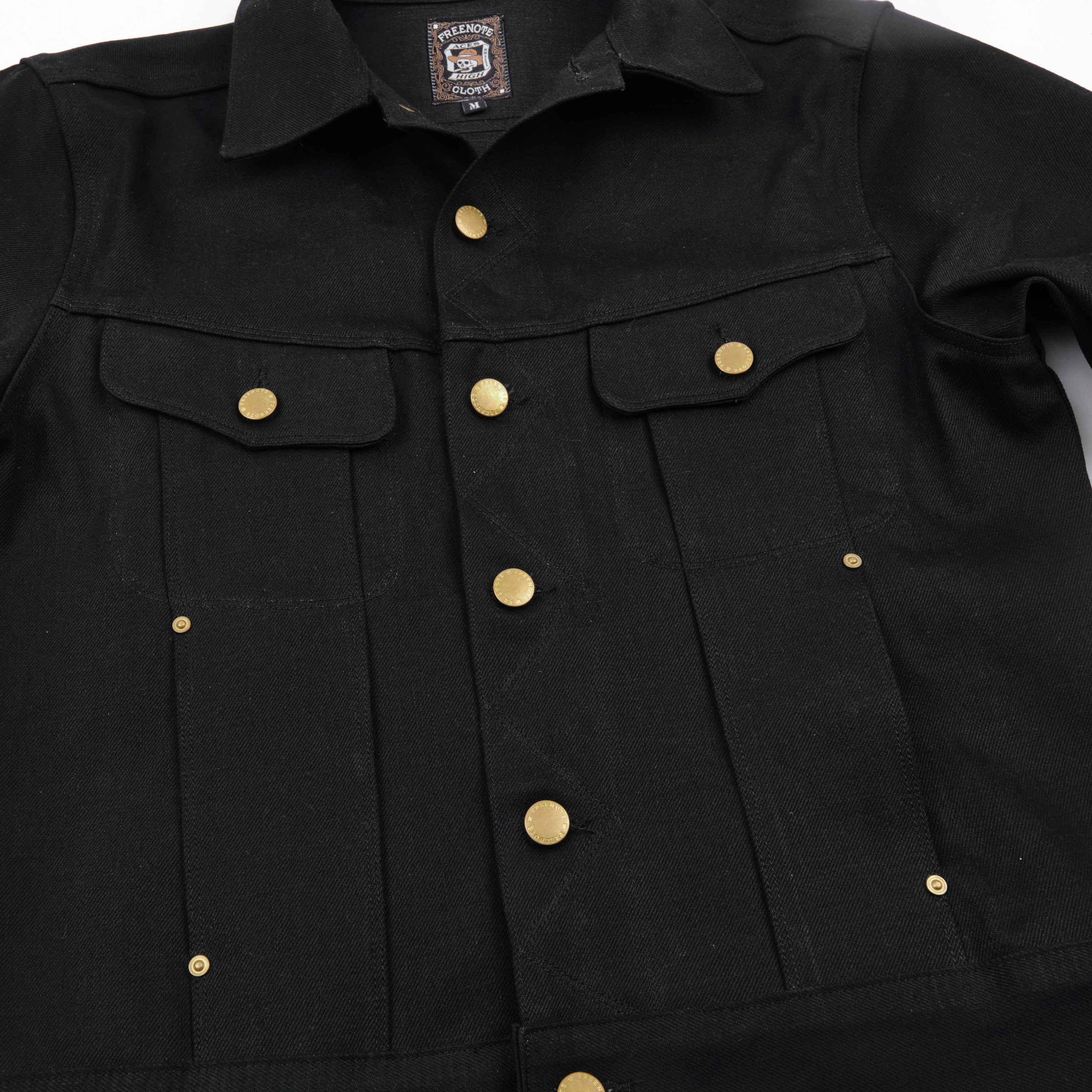 High Low 14 Ounce Black Denim - Image 12