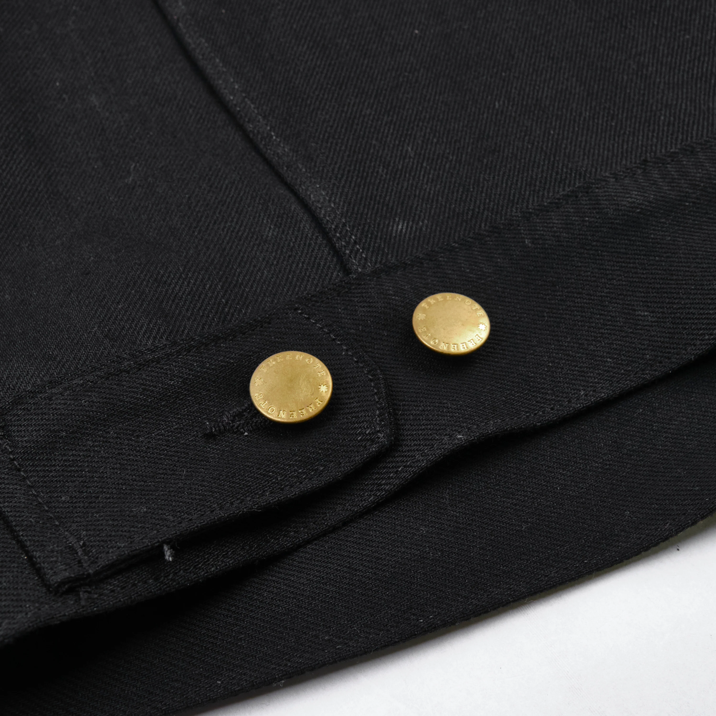High Low 14 Ounce Black Denim - Image 14