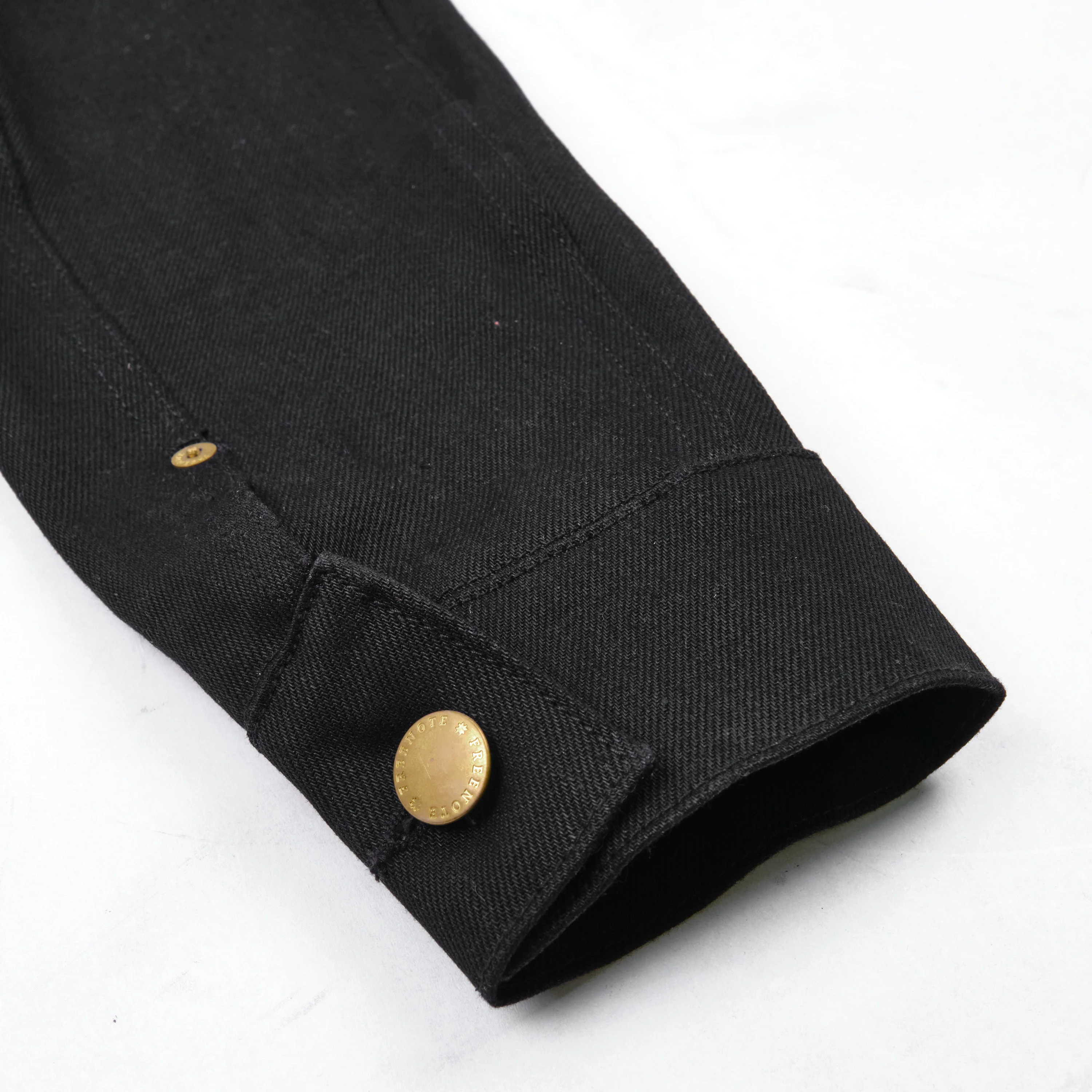 High Low 14 Ounce Black Denim - Image 15