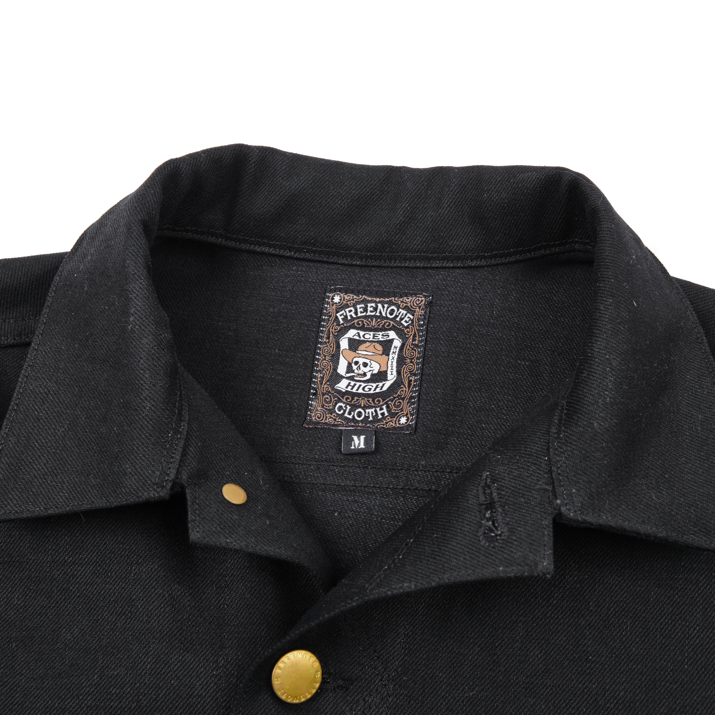 High Low 14 Ounce Black Denim - Image 3