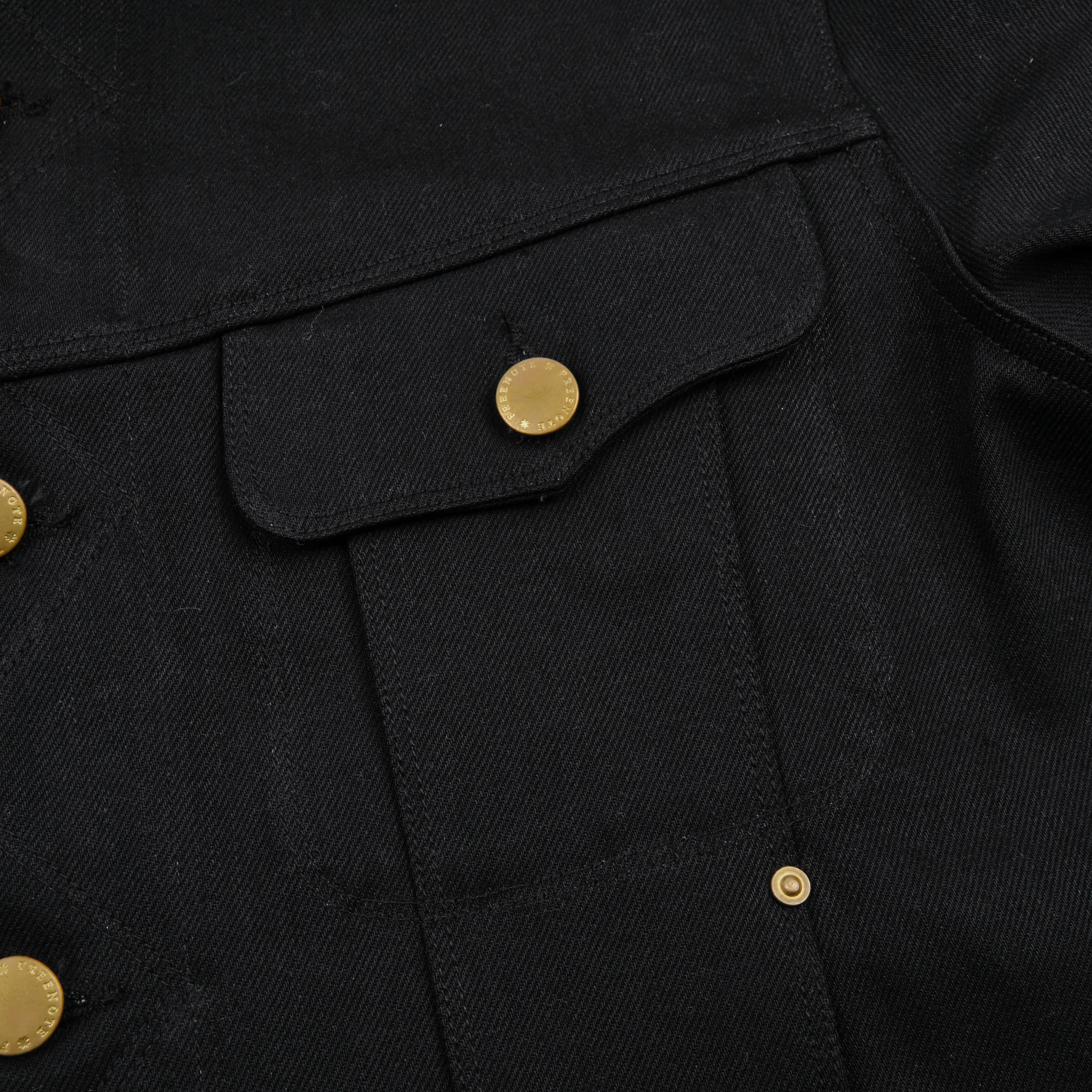 High Low 14 Ounce Black Denim - Image 7