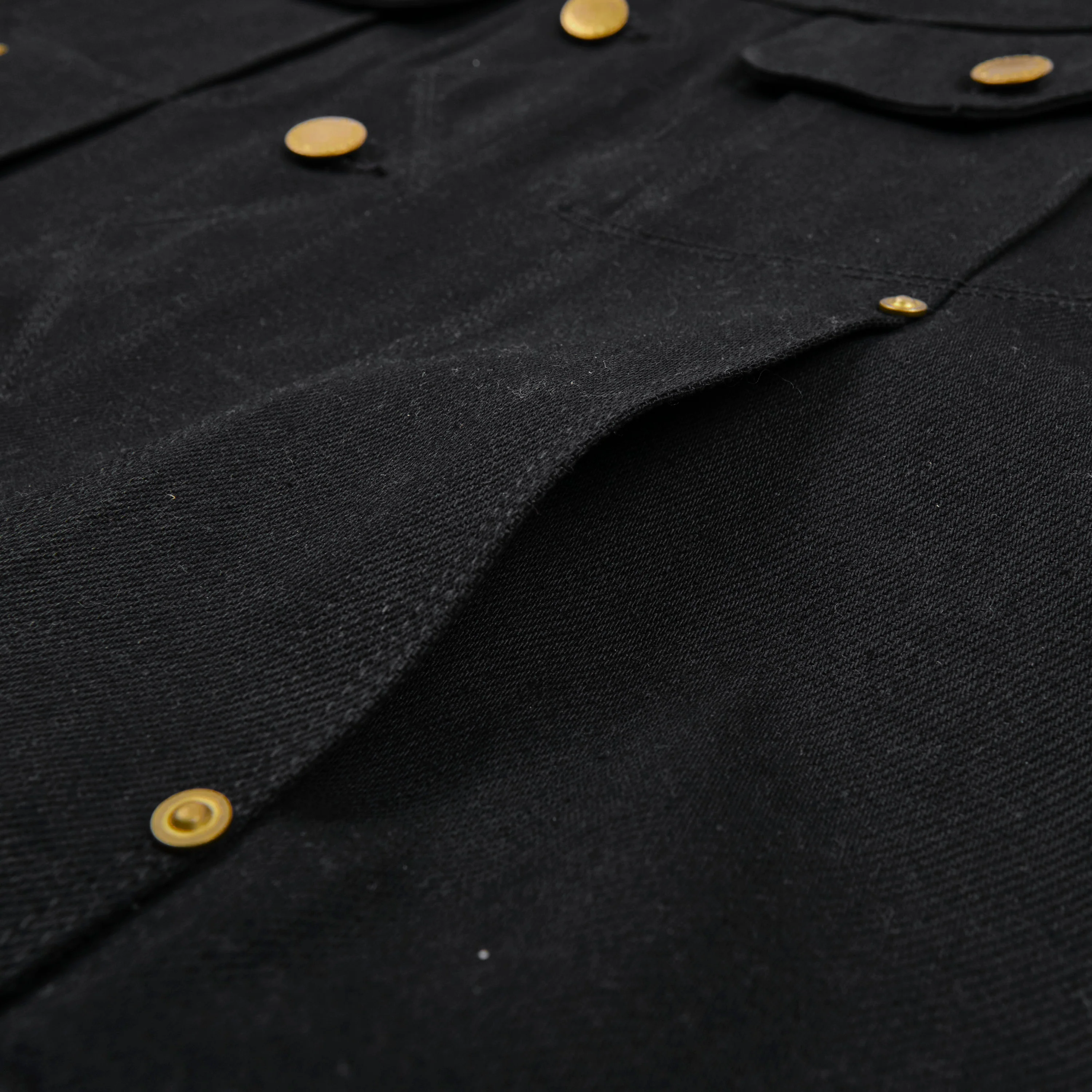 High Low 14 Ounce Black Denim - Image 8