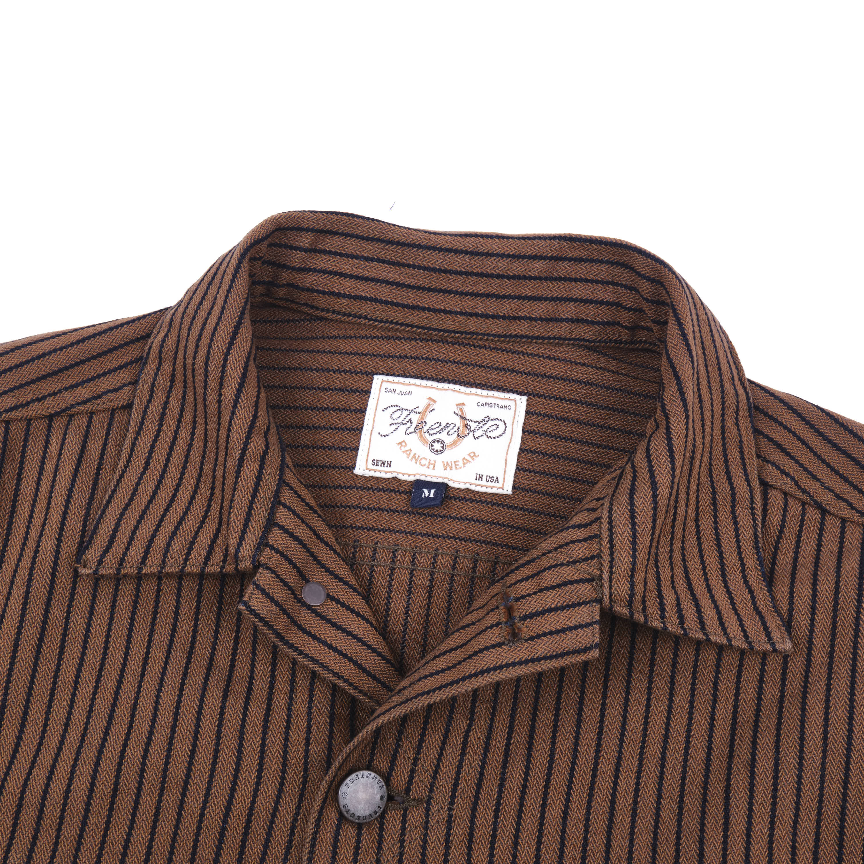 High Low Brown Herringbone Dobby Jacket - Image 3