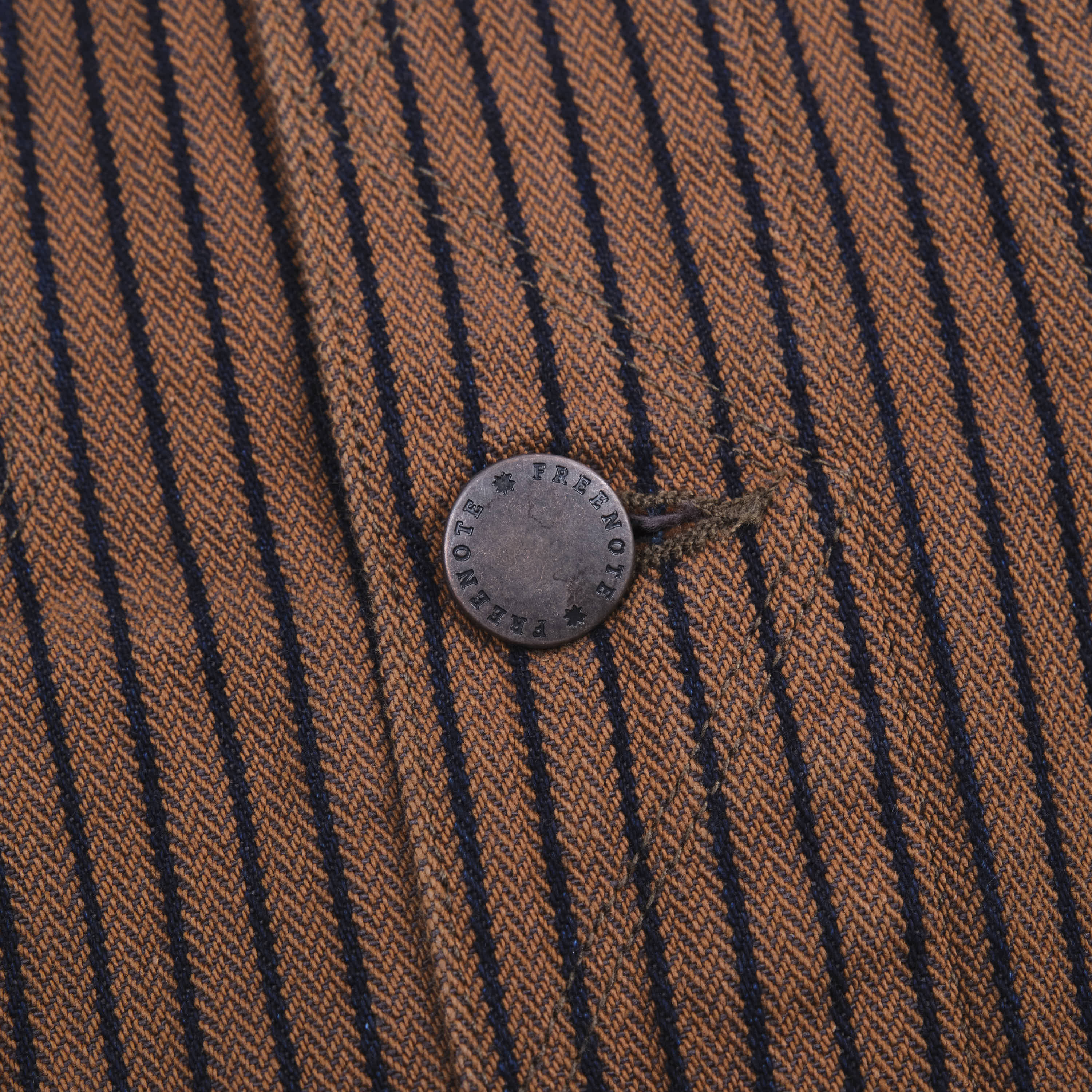 High Low Brown Herringbone Dobby Jacket - Image 6