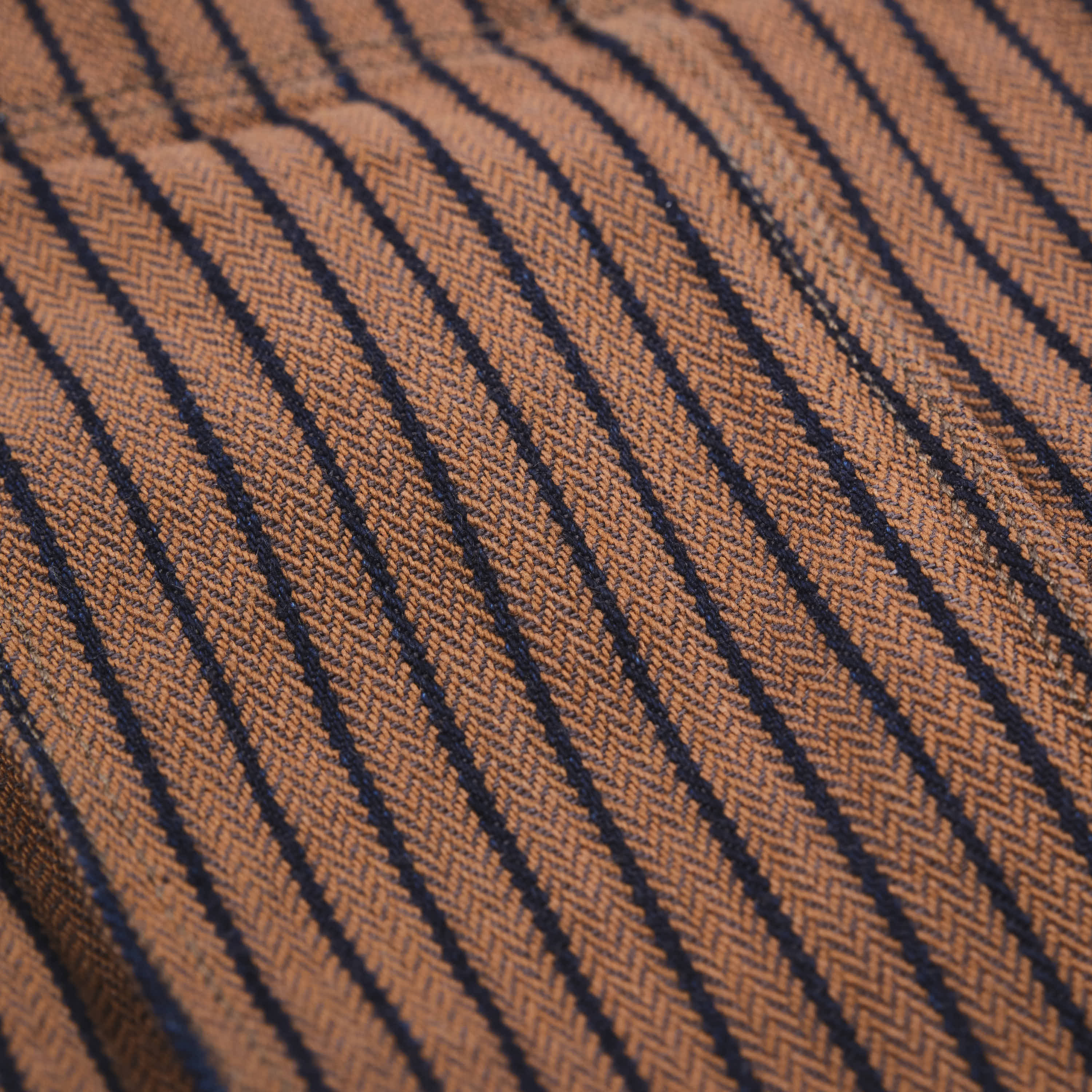High Low Brown Herringbone Dobby Jacket - Image 8