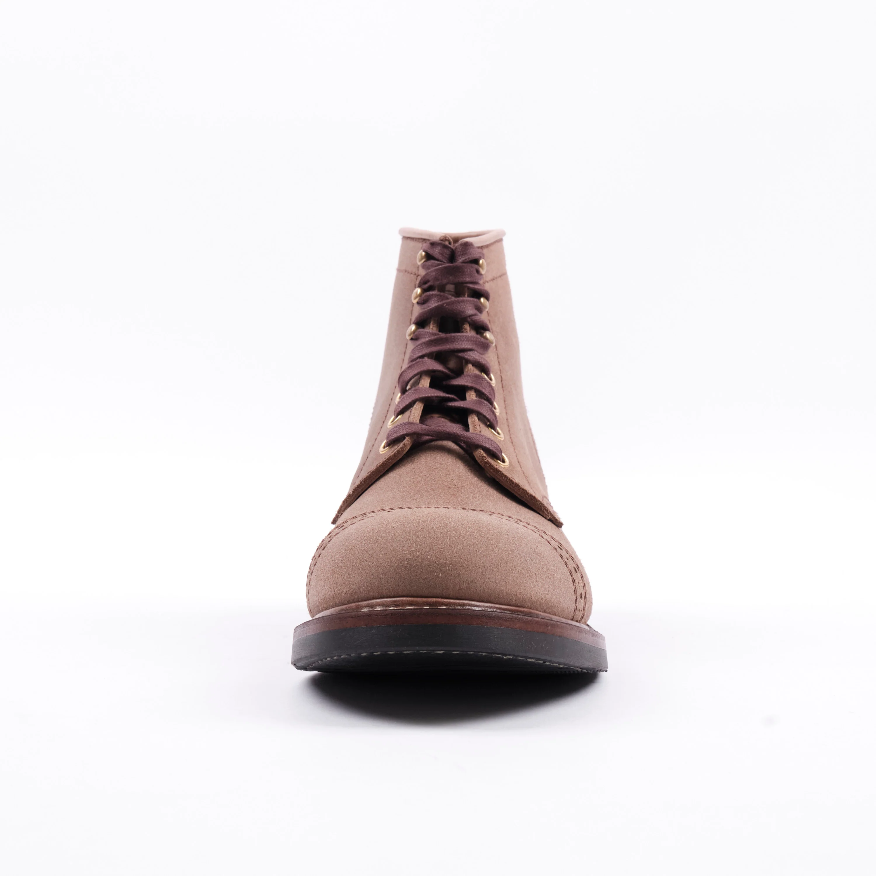 John Lofgren Combat Boots Natural CXL Roughout - Image 4