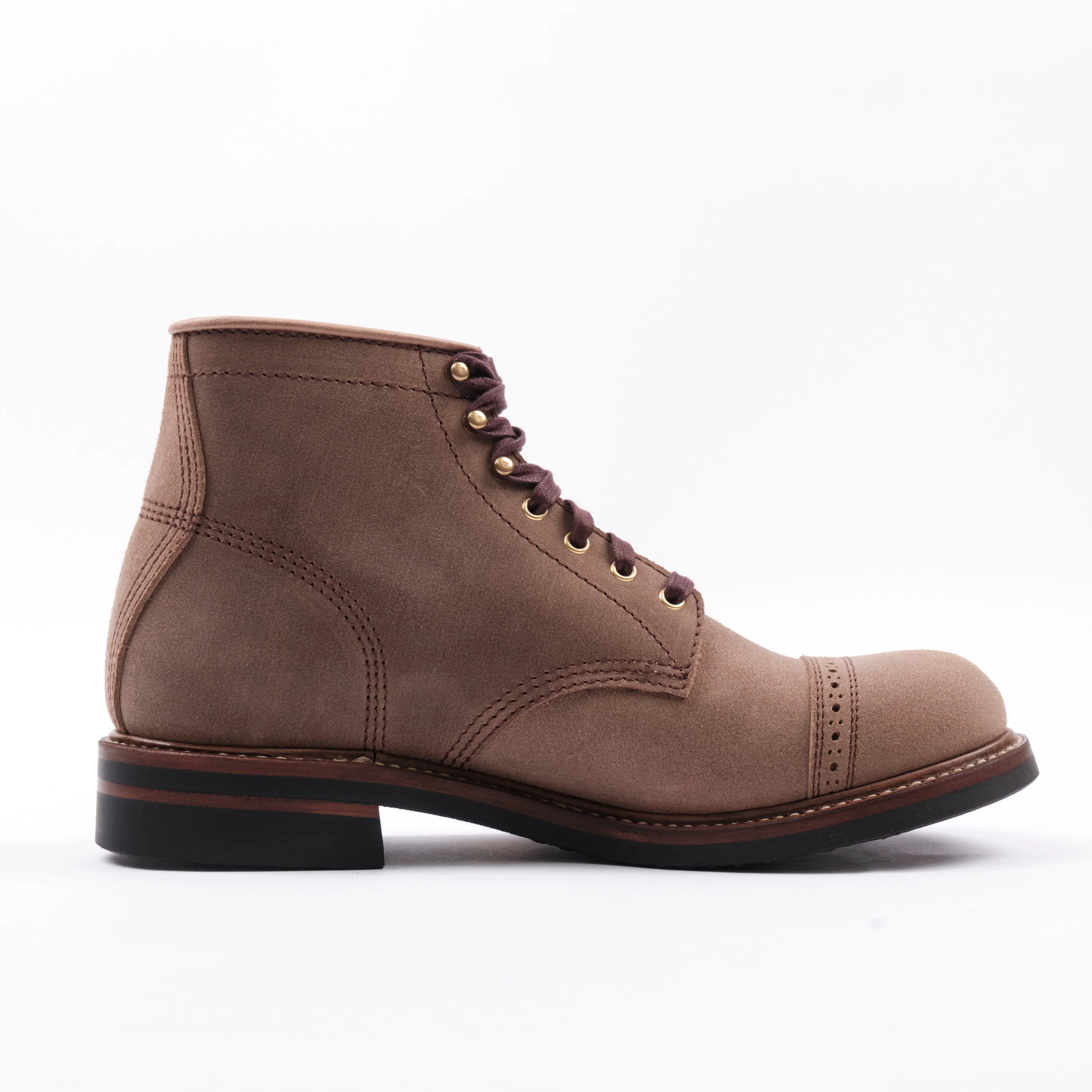 John Lofgren Combat Boots Natural CXL Roughout - Image 5