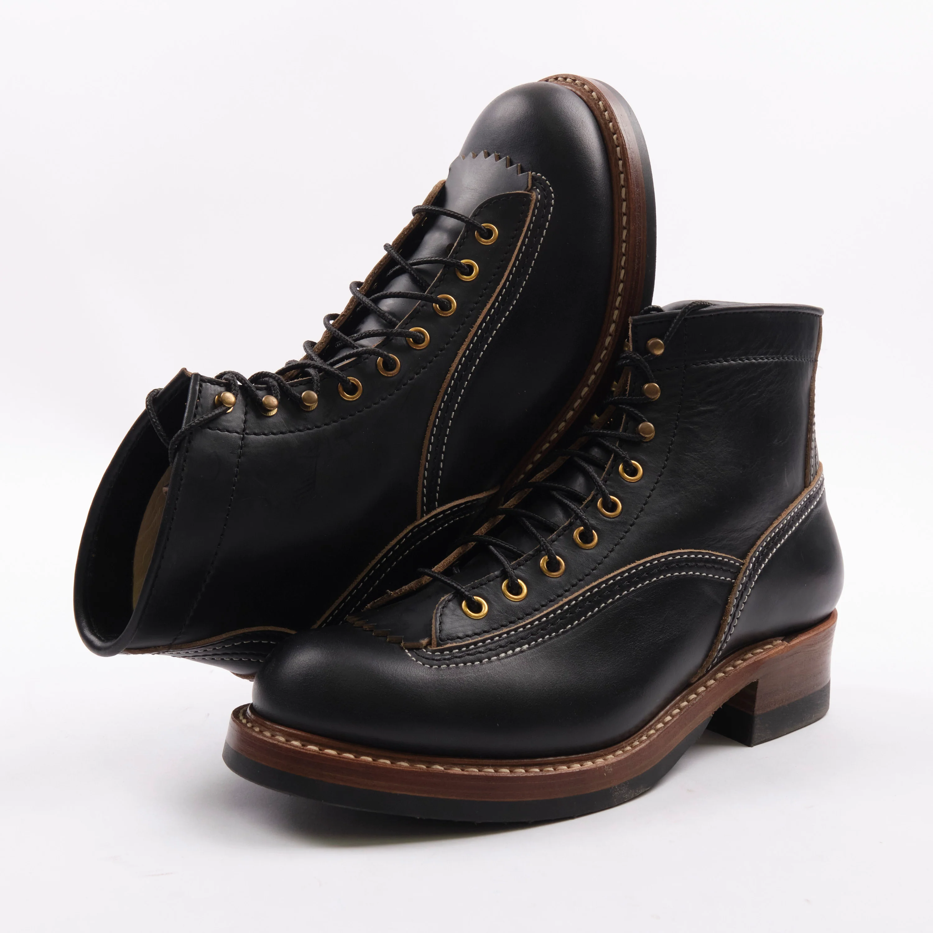John Lofgren Donkey Puncher Boots - Horween Chromexcel Black - Image 2
