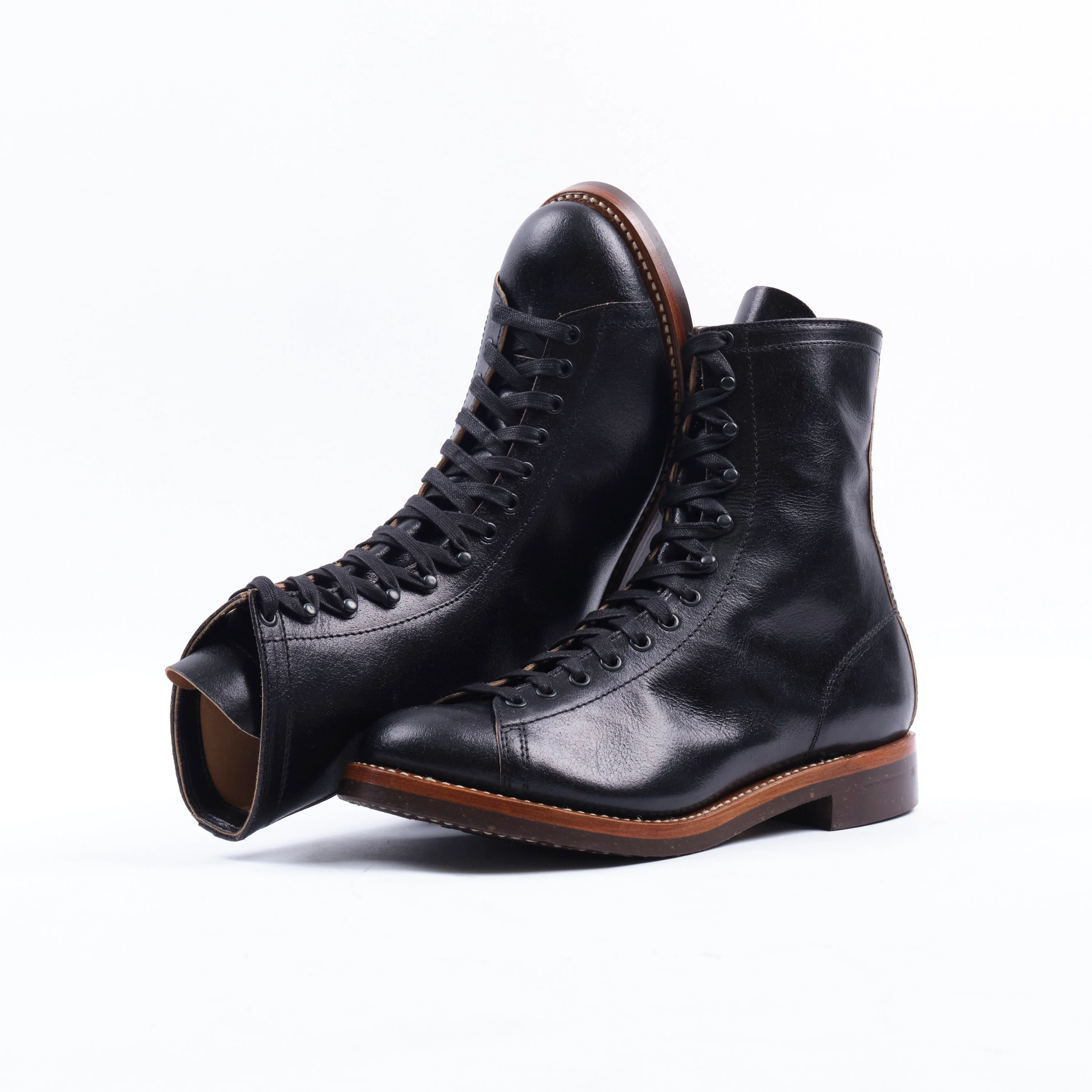 John Lofgren Fieldmaster Boot - Horween SHF Horsehide Black - Image 2