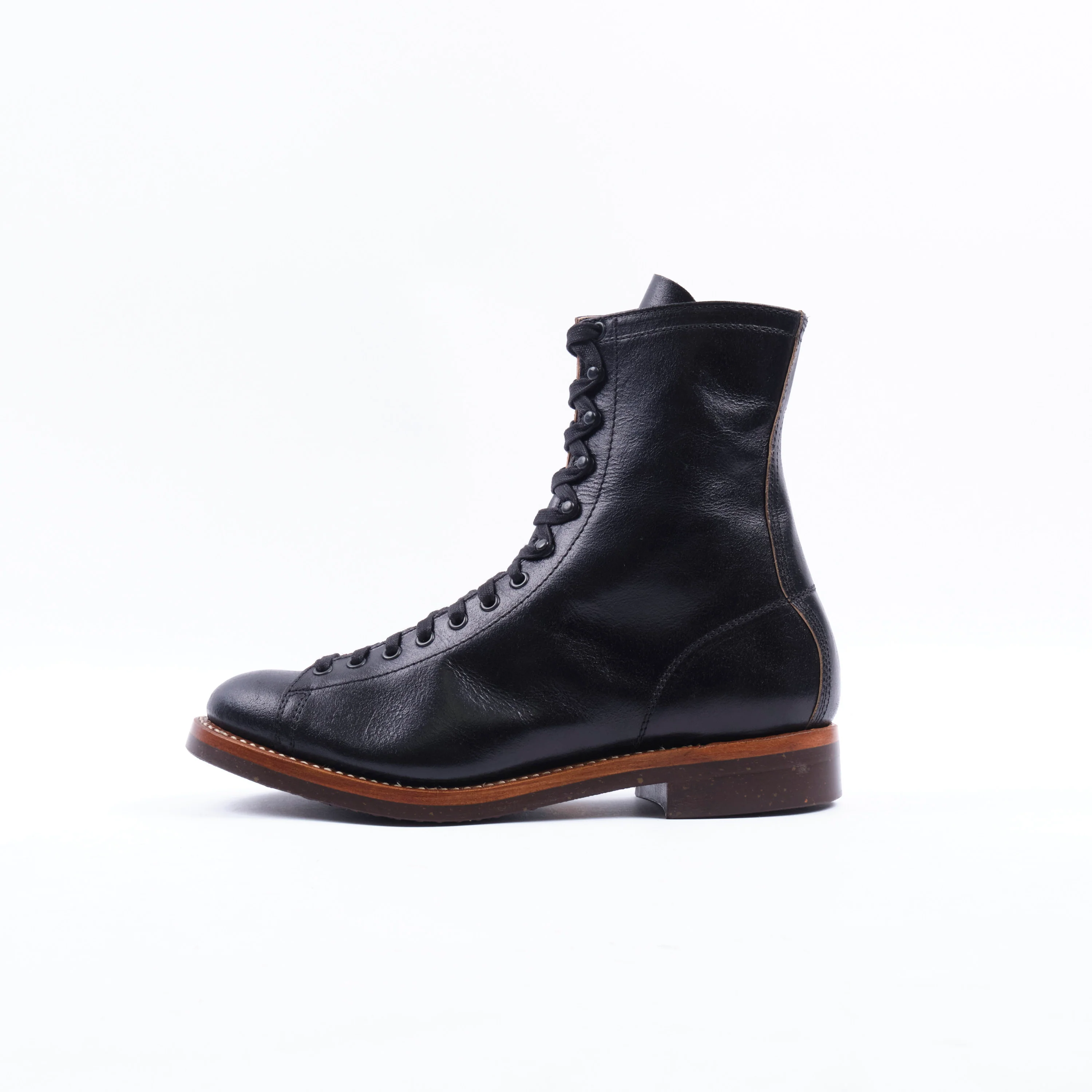 John Lofgren Fieldmaster Boot - Horween SHF Horsehide Black - Image 3