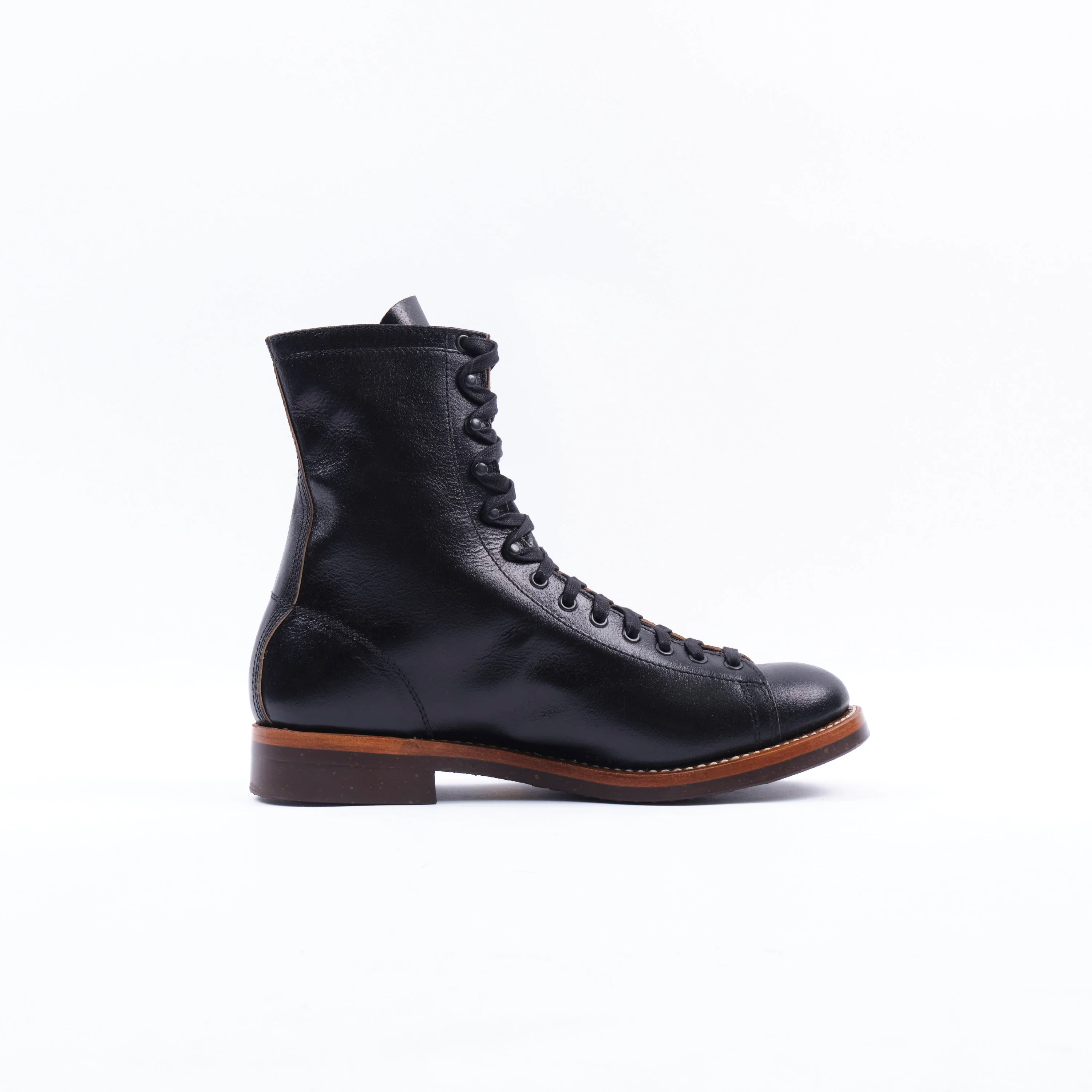 John Lofgren Fieldmaster Boot - Horween SHF Horsehide Black - Image 5