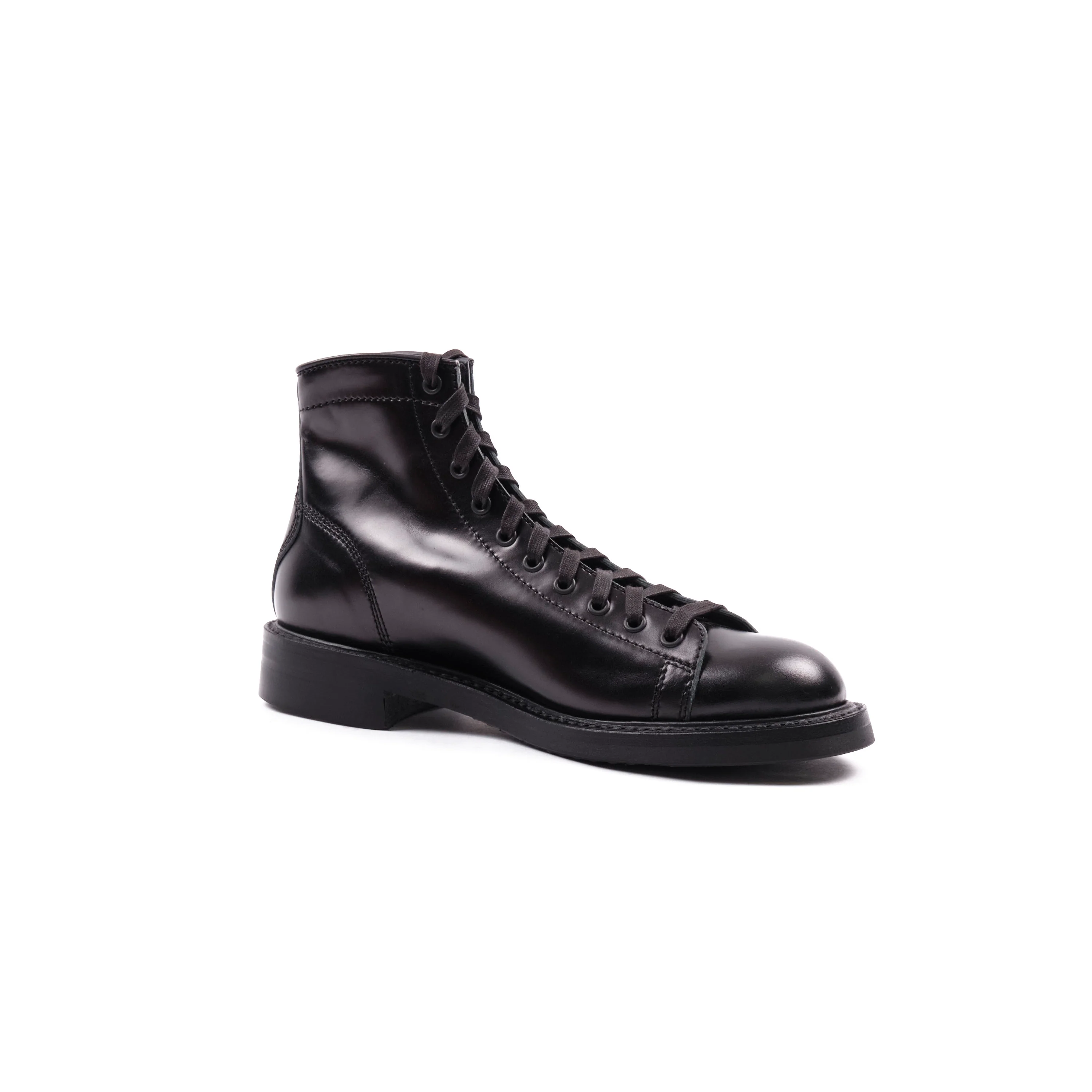 John Lofgren Monkey Boots - Shinki Black Shell Cordovan - Black Ops - Image 4
