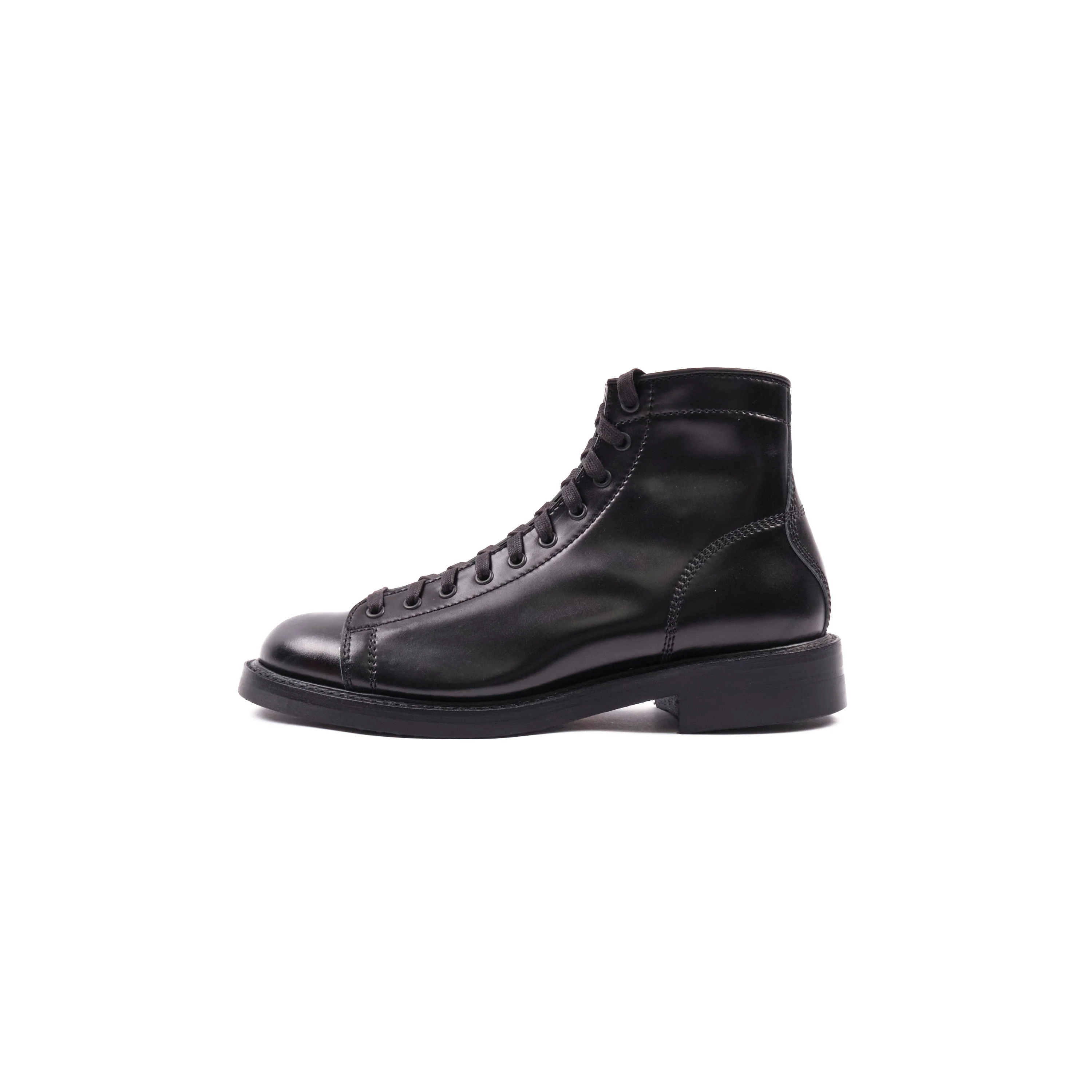 John Lofgren Monkey Boots - Shinki Black Shell Cordovan - Black Ops - Image 6