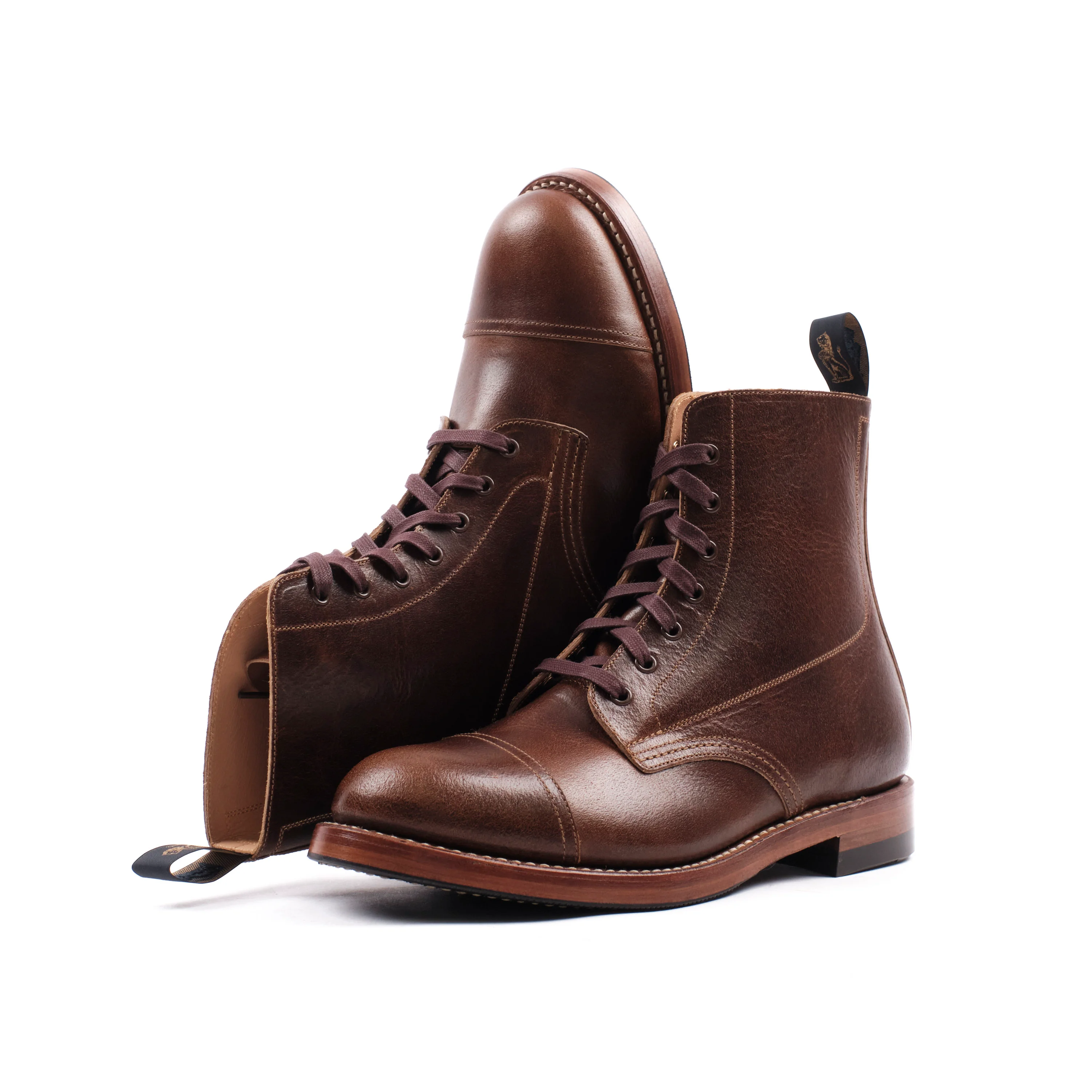 John Lofgren Montgomery Boot - Horween SHF Horsehide Havana - Image 2