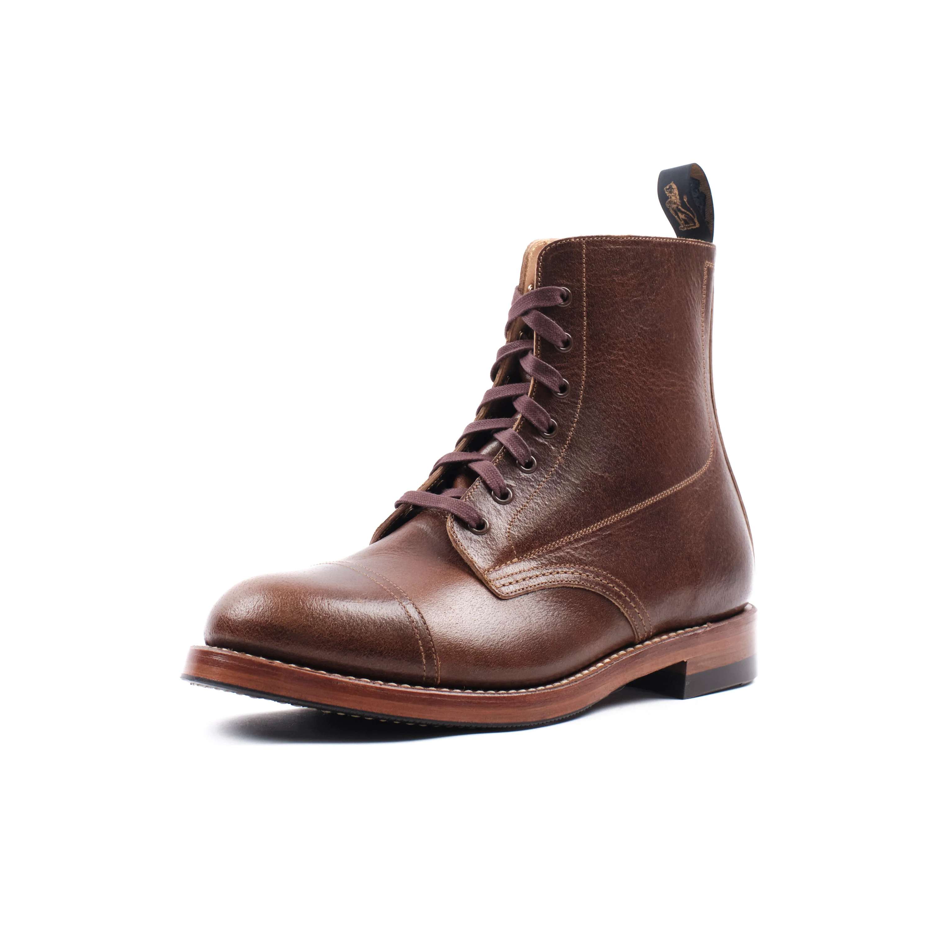 John Lofgren Montgomery Boot - Horween SHF Horsehide Havana - Image 3