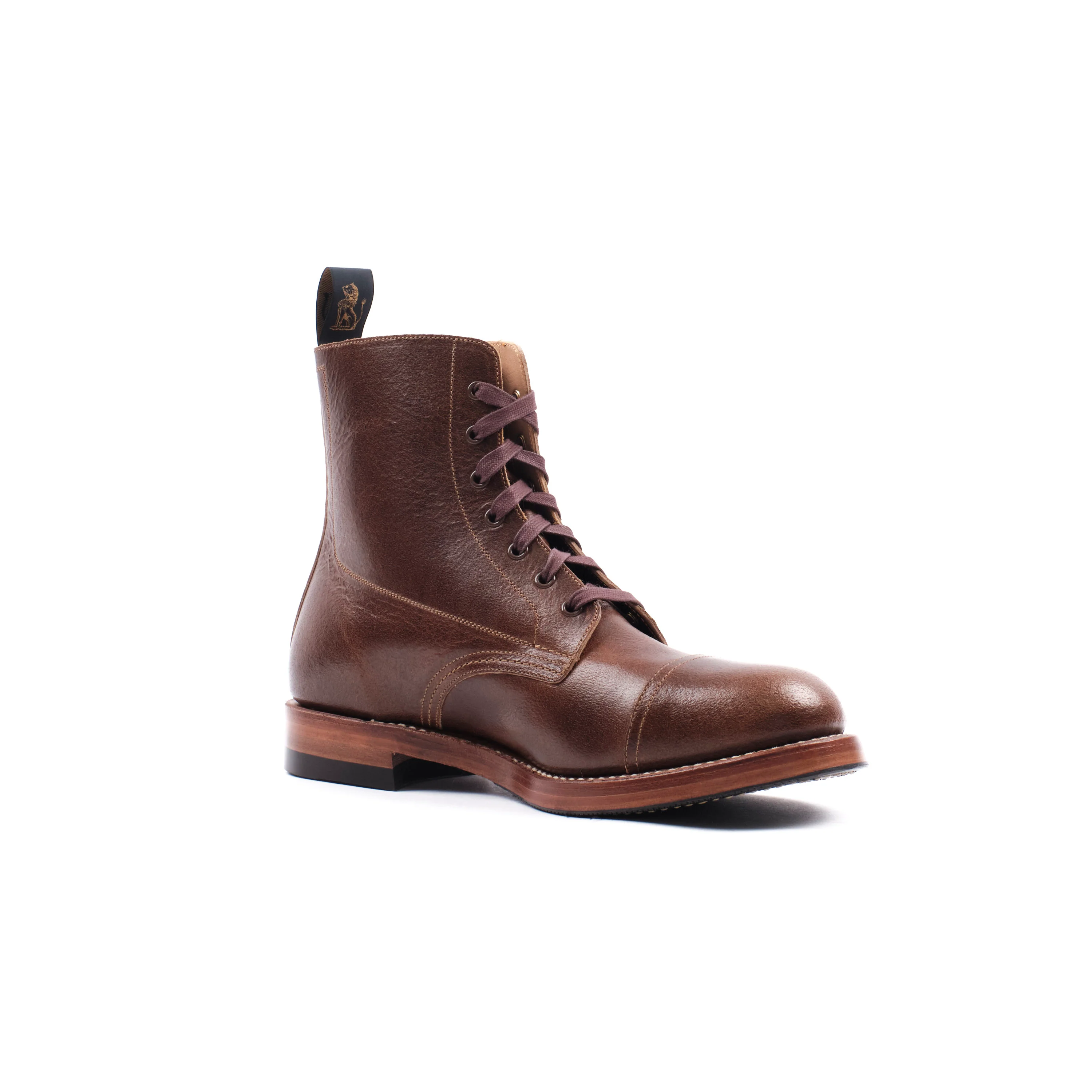 John Lofgren Montgomery Boot - Horween SHF Horsehide Havana - Image 6
