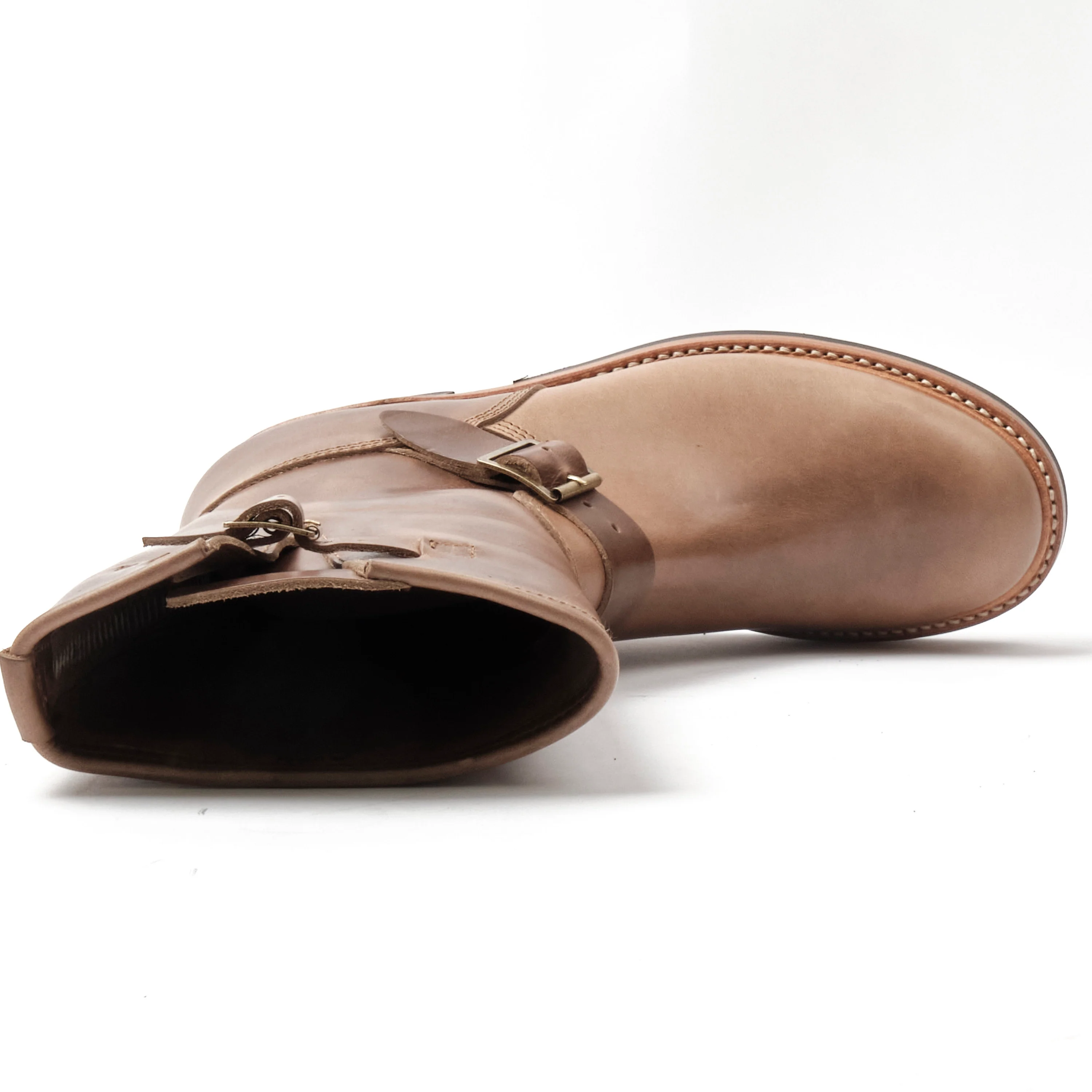 John Lofgren Wabash Engineer Boots Horween Chromexcel Natural - Image 7