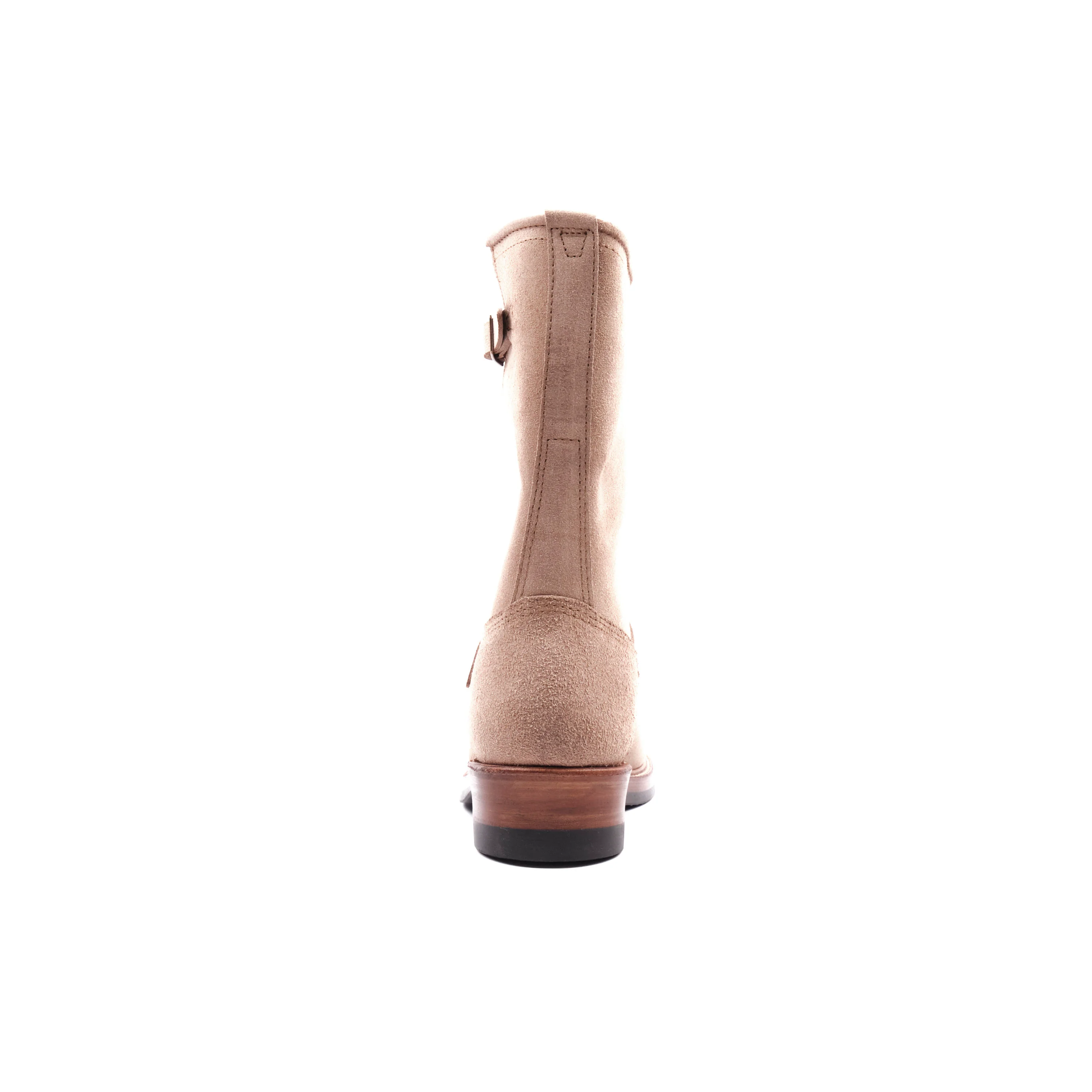 John Lofgren Wabash Engineer Boots - Horween Natural Roughout - Image 7